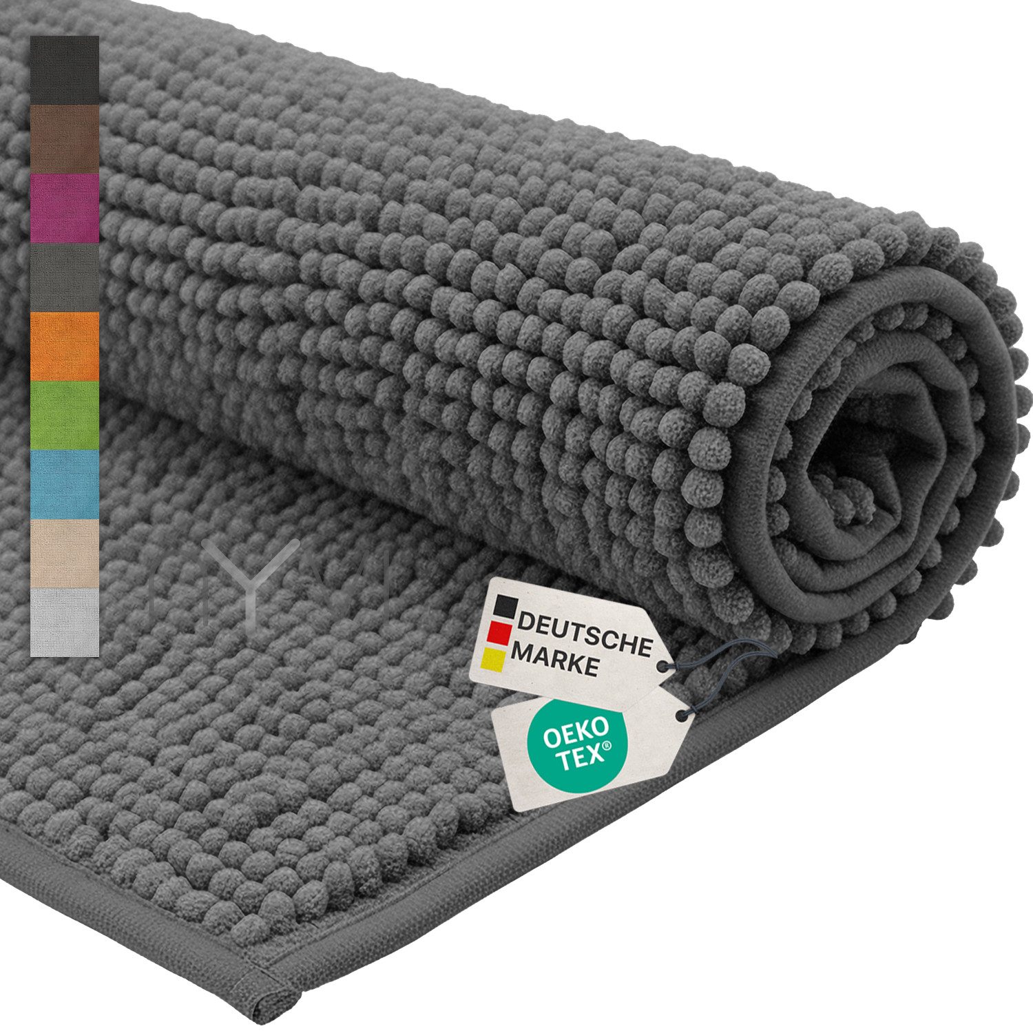 NYVI Badematte WC Vorleger NYVISpa Chenille Badvorleger, Höhe 20 mm, Polyes günstig online kaufen
