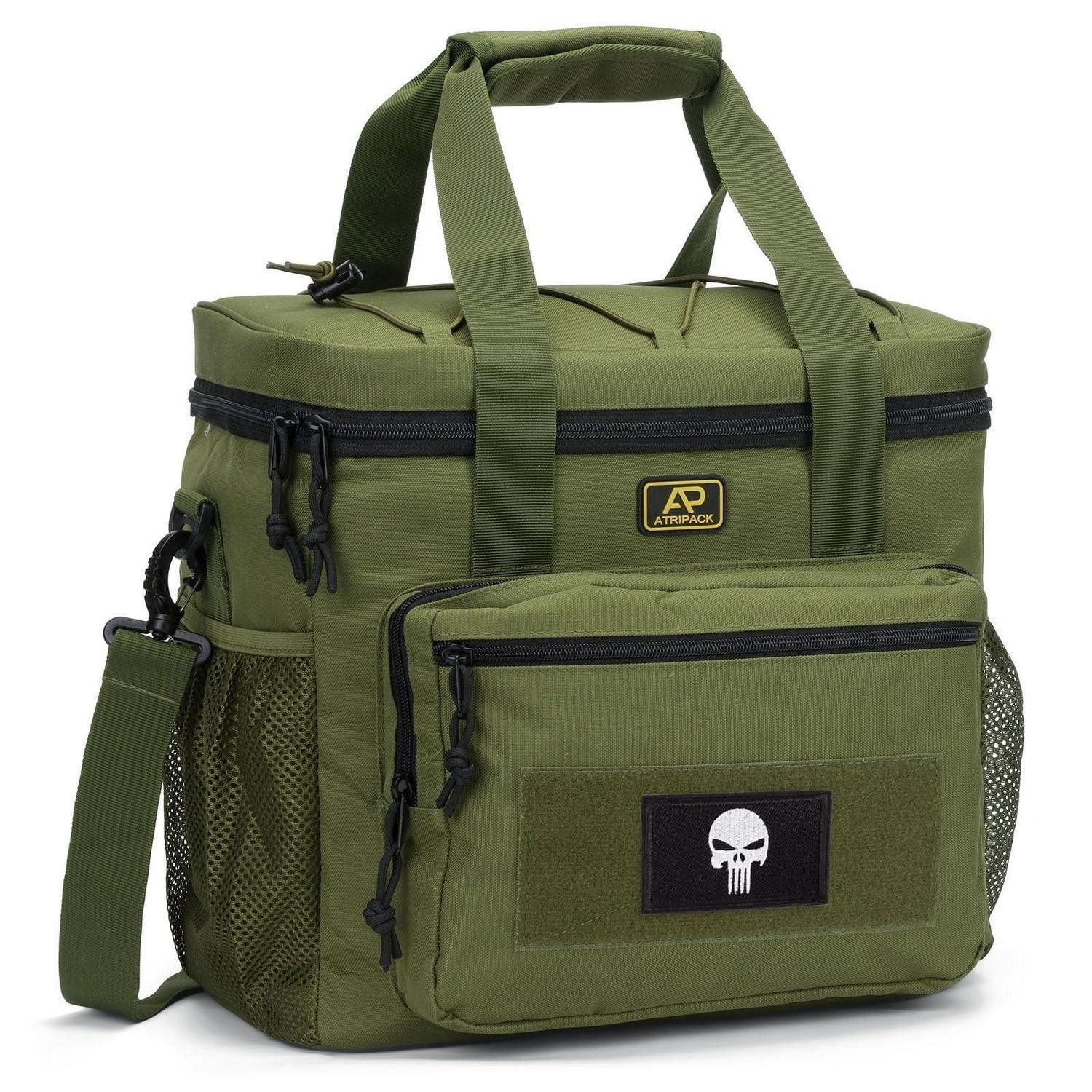 Kühltasche Lunchtasche taktisch isoliert auslaufsicher MOLLE Männer Grün