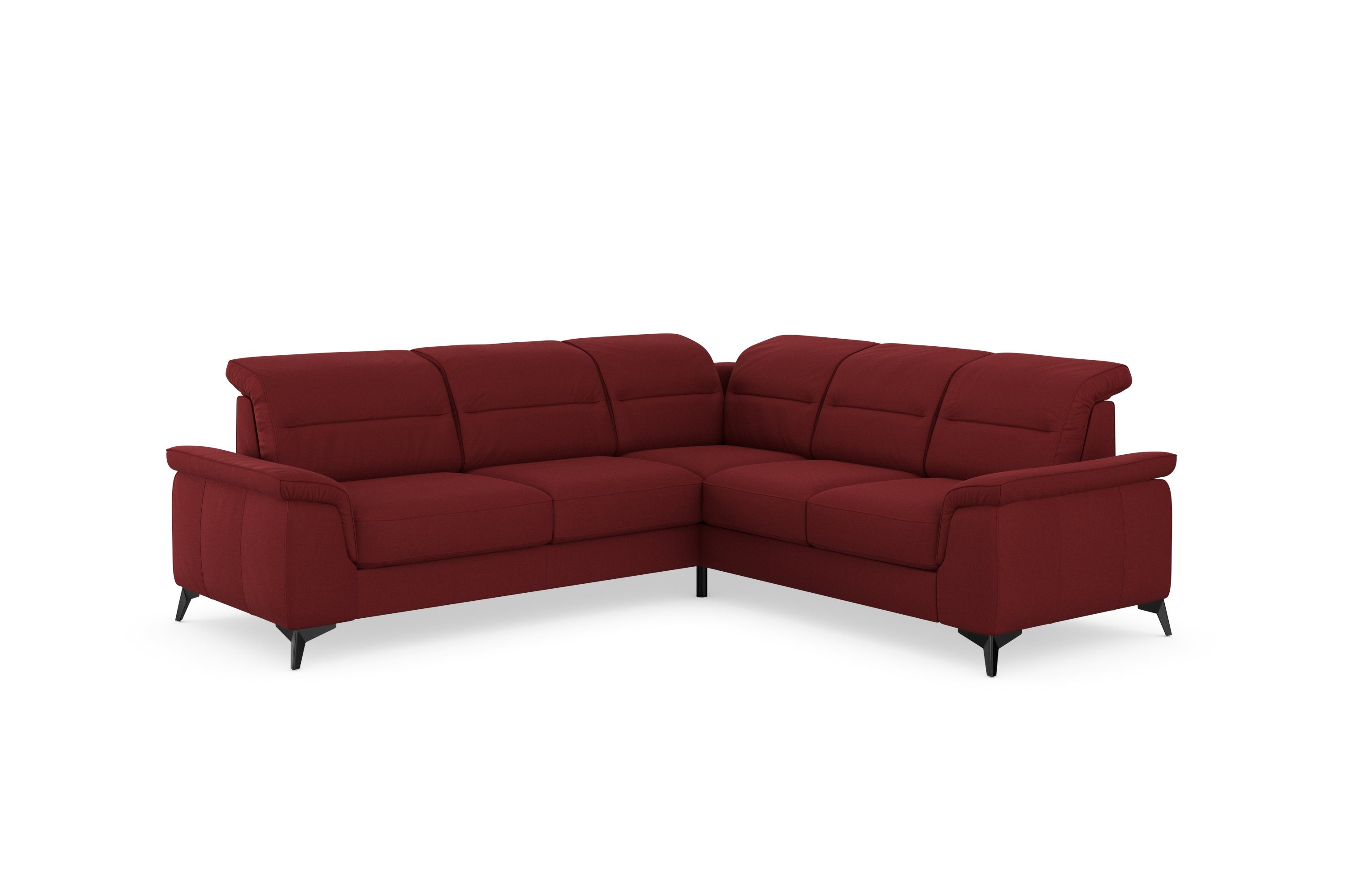 sit&more Ecksofa Sinatra, optinal Metallfüße Armteilfunktion, Kopfteilverstellung und mit