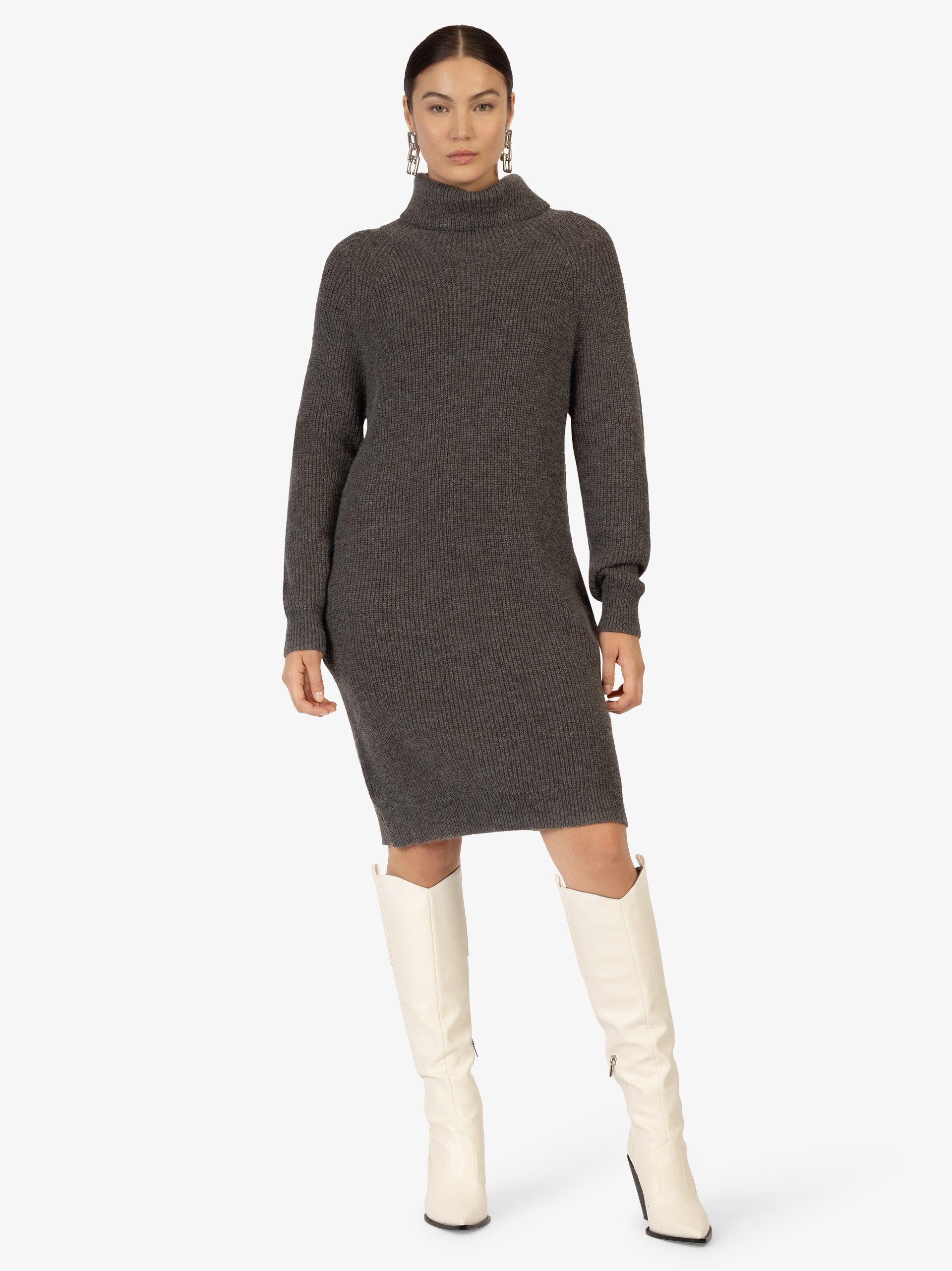 Kraimod Strickkleid mit Monochromes und gestricktes Design