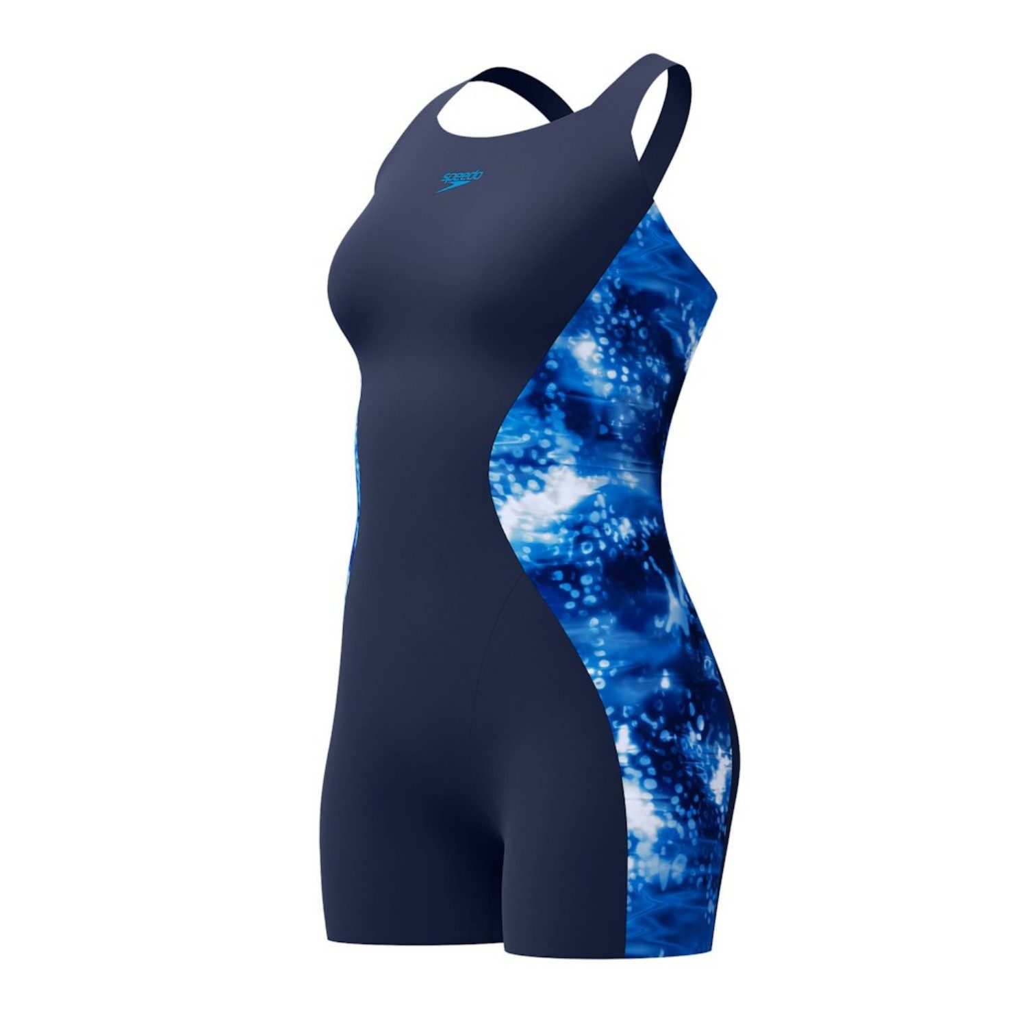 Speedo Badeanzug Digital Printed Legsuit mit Sharping Effekt günstig online kaufen