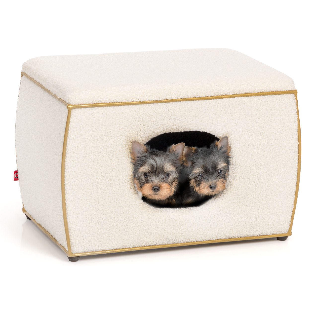 Canadian Cat Company Tierbett Design Haustierbett Nelson, Hundehaus inklusive Kissen für kleine Hunde