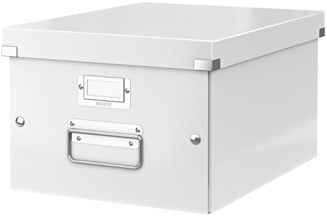 LEITZ Archivcontainer LEITZ Ablagebox Click & Store WOW, DIN A4, weiß