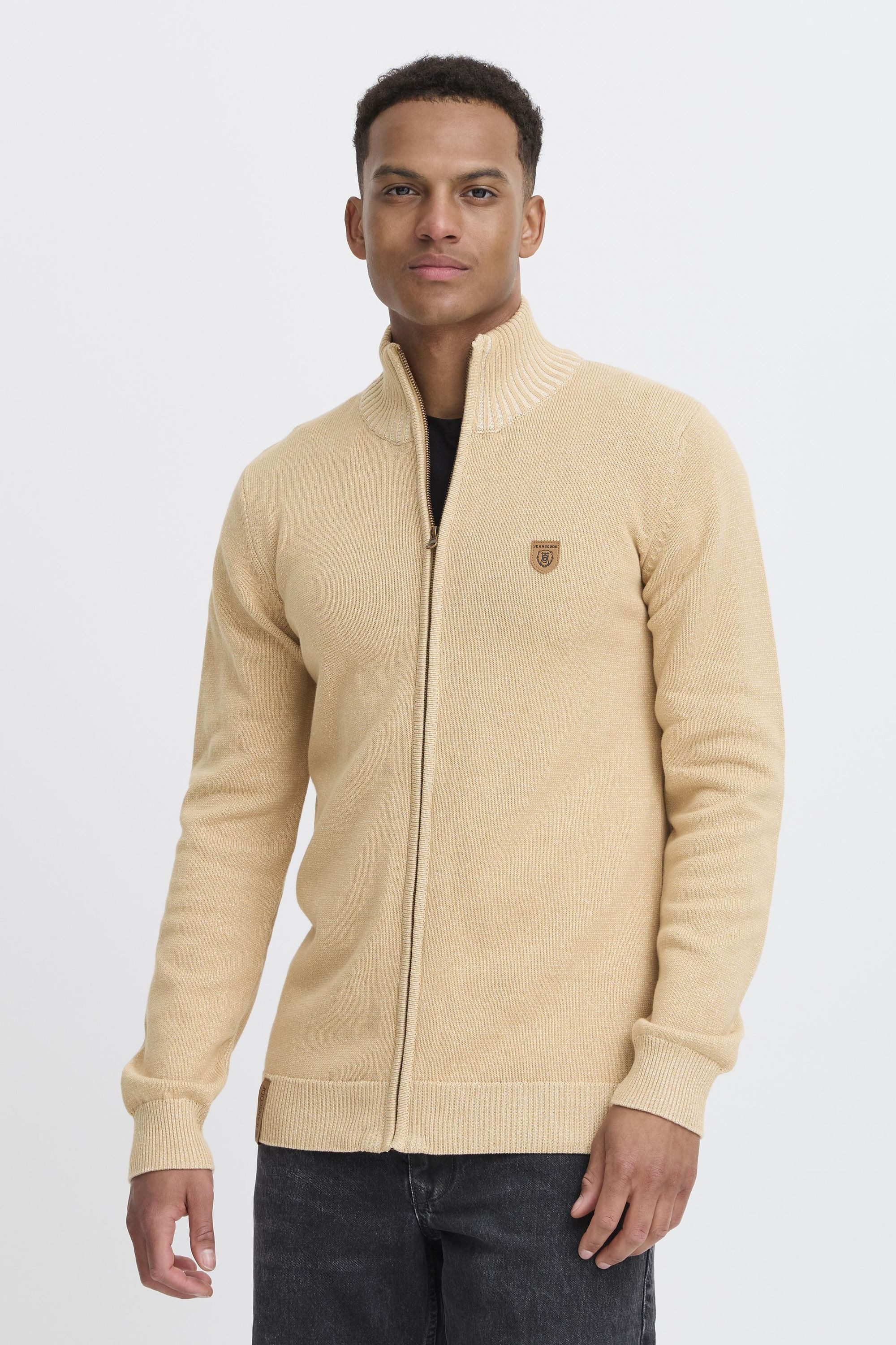 Indicode Strickjacke IDAndy Cardigan mit Stehkragen günstig online kaufen