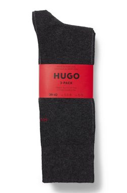 HUGO Businesssocken 3P RS UNI COLORS CC (Packung, 3-Paar, 3er) mit Hugo Boss Logo-Schriftzug
