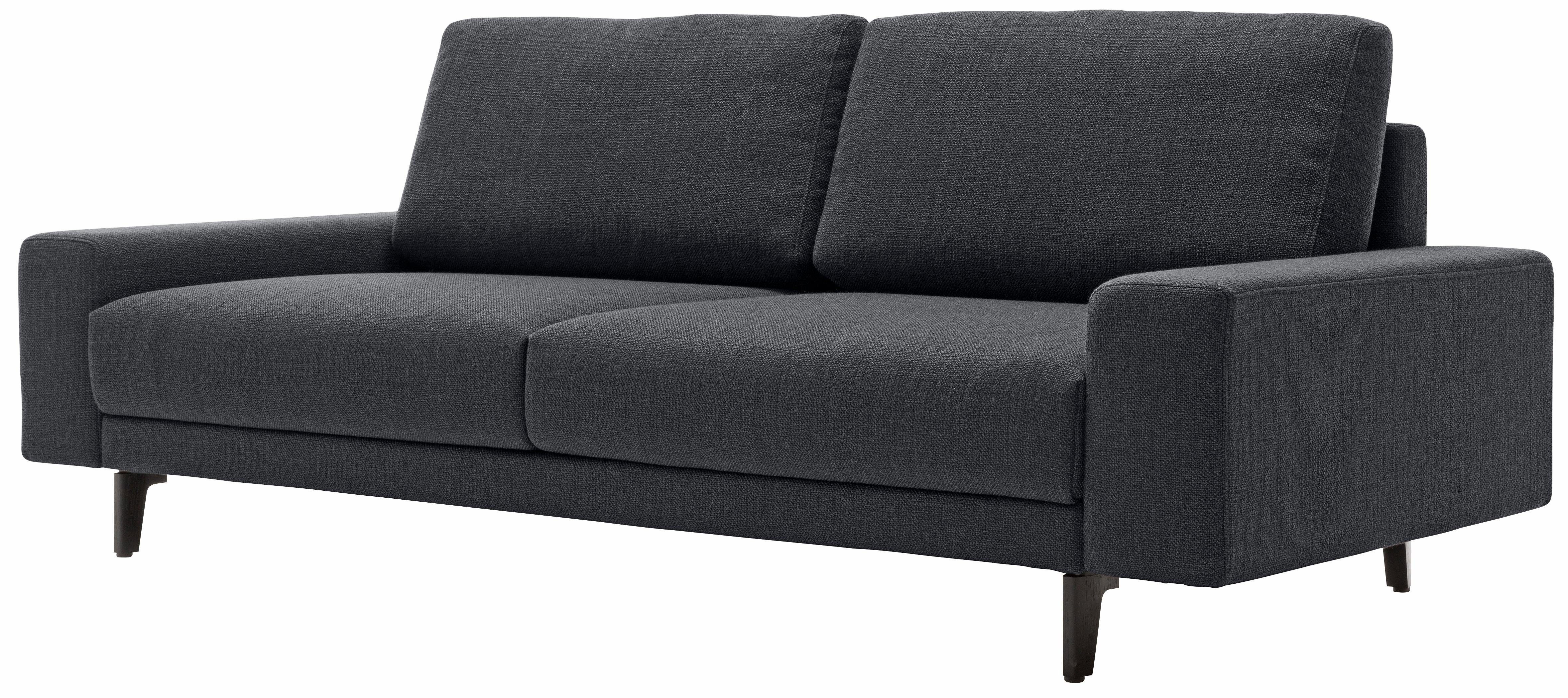 hülsta sofa 2-Sitzer hs.450, Armlehne Breite in niedrig, Alugussfüße umbragrau, cm 180 breit