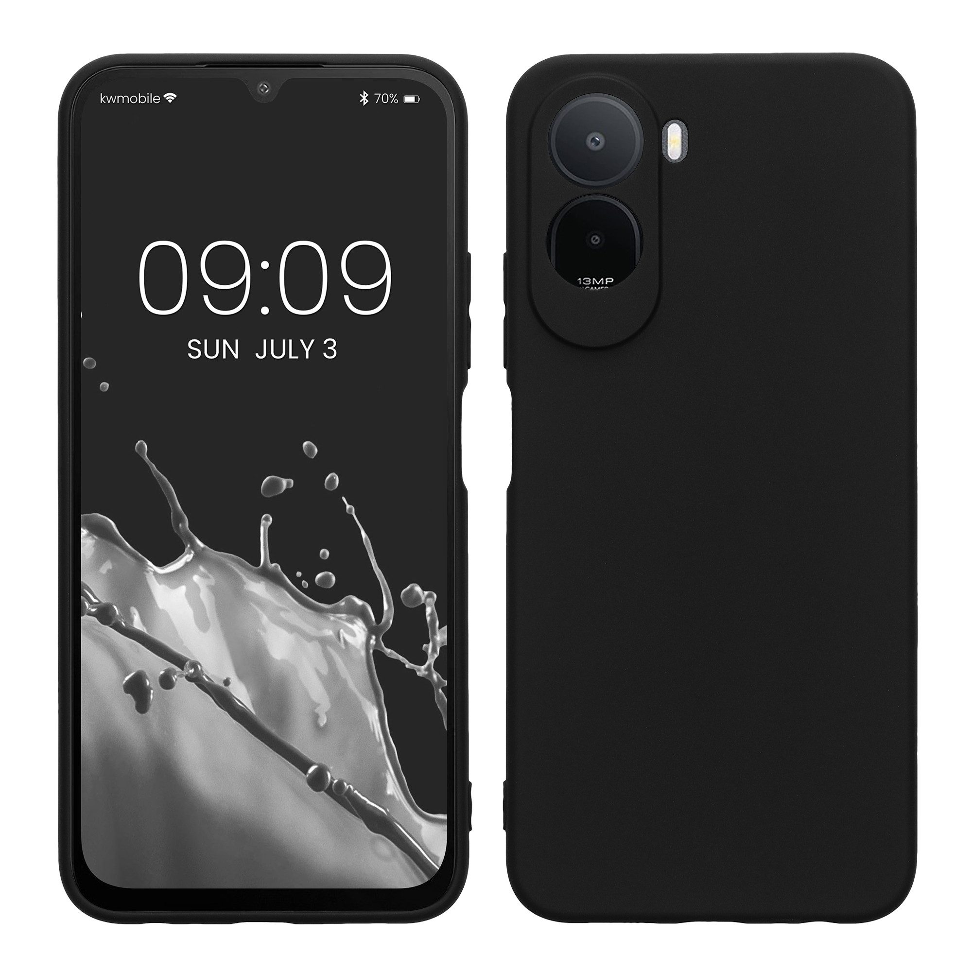 kwmobile Smartphone-Hülle Handyhülle für Xiaomi Redmi A7 Pro (4G / 5G) / Poco C81 Pro 4G Hülle, Weiches Handy Silikon Case - Schutzhülle Cover