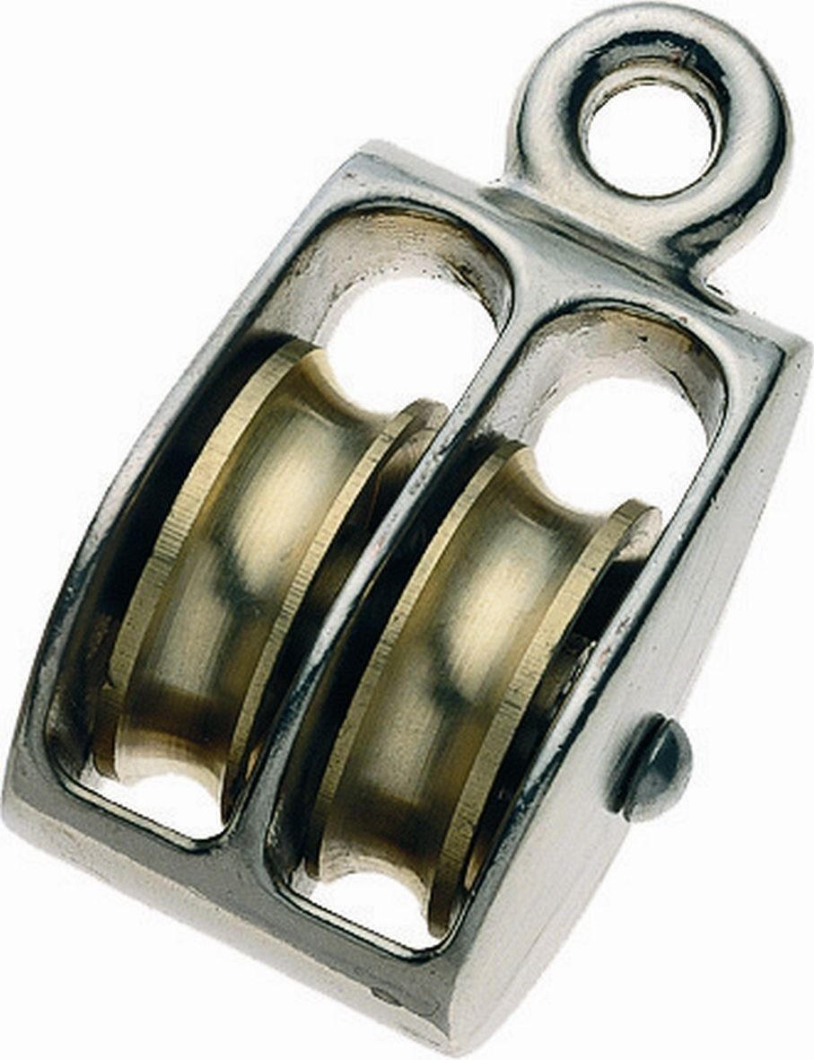 Wellenshop Umlenkrolle Aus Edelstahl Für Seile Bis 6 Mm – Mit Öse & Sicherungsbolzen, Ø 25 Mm