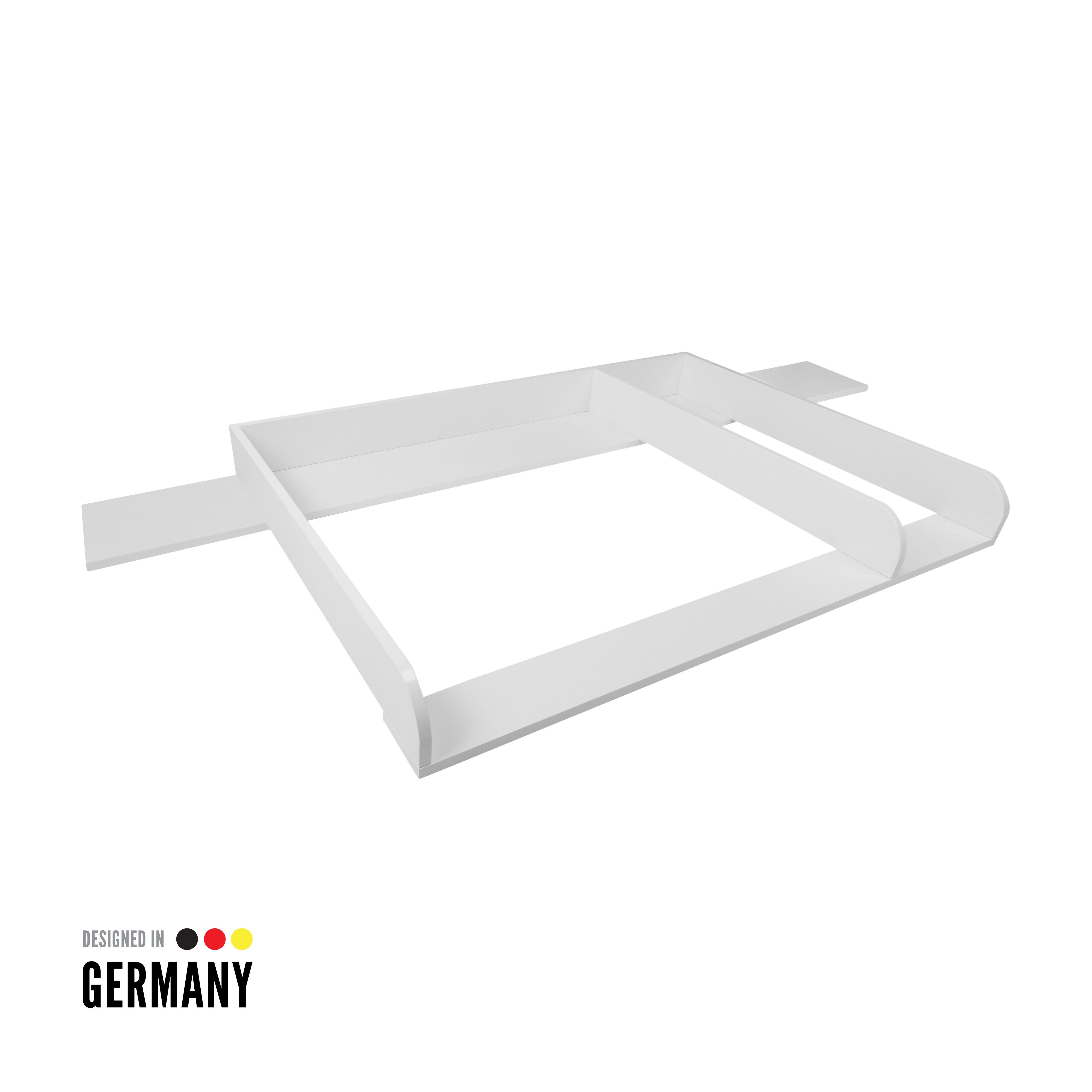 Puckdaddy GmbH Wickelaufsatz Matz (160x80x10cm) für IKEA Hemnes Kommoden, Wickelaufsatz für IKEA Hemnes Kommode