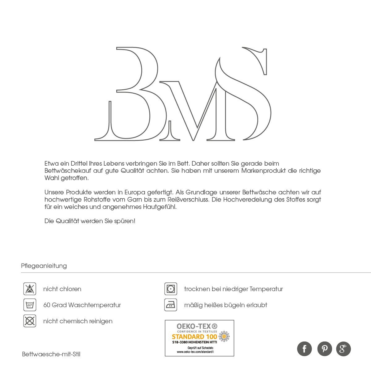 BETTWAESCHE-MIT-STIL Bettwäsche Mako Satin Bettwäsche Pfingstrose, günstig online kaufen