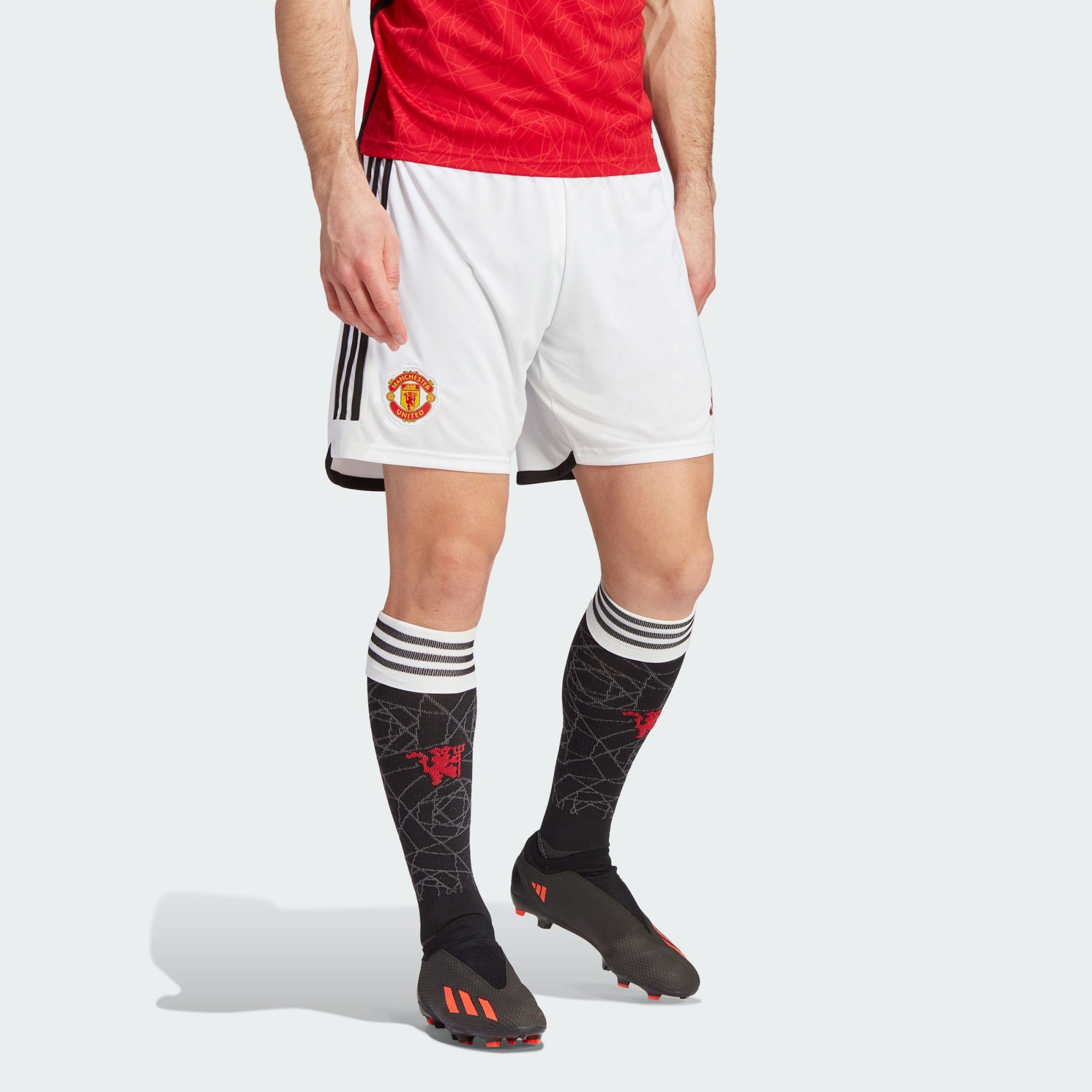 adidas UNITED weiss HEIMSHORTS Funktionsshorts MANCHESTER Performance 23/24