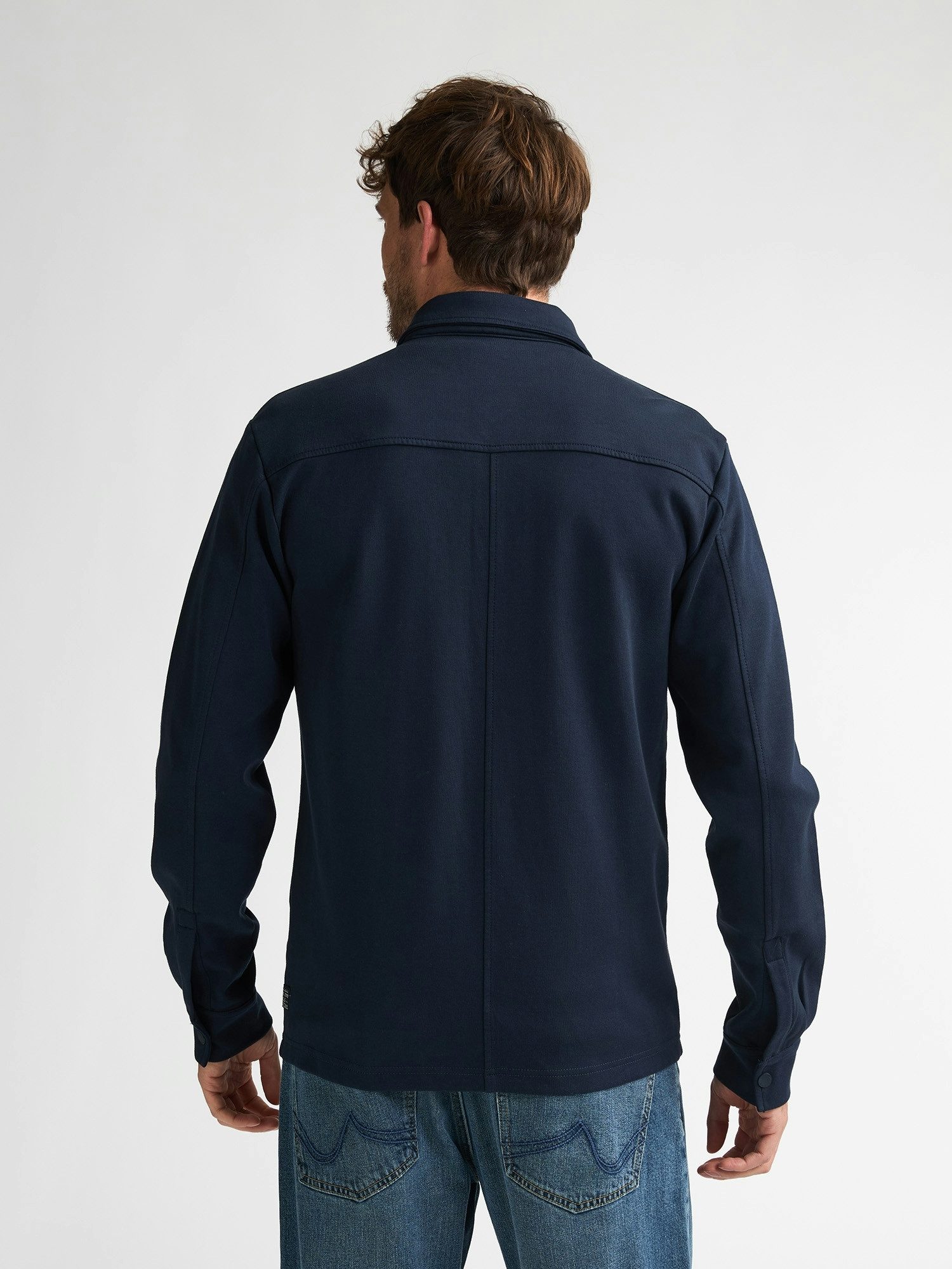 Petrol Industries Langarmhemd Men Sweater Collar wärmendes Material mit Druckknöpfen – Bild 2 von 5