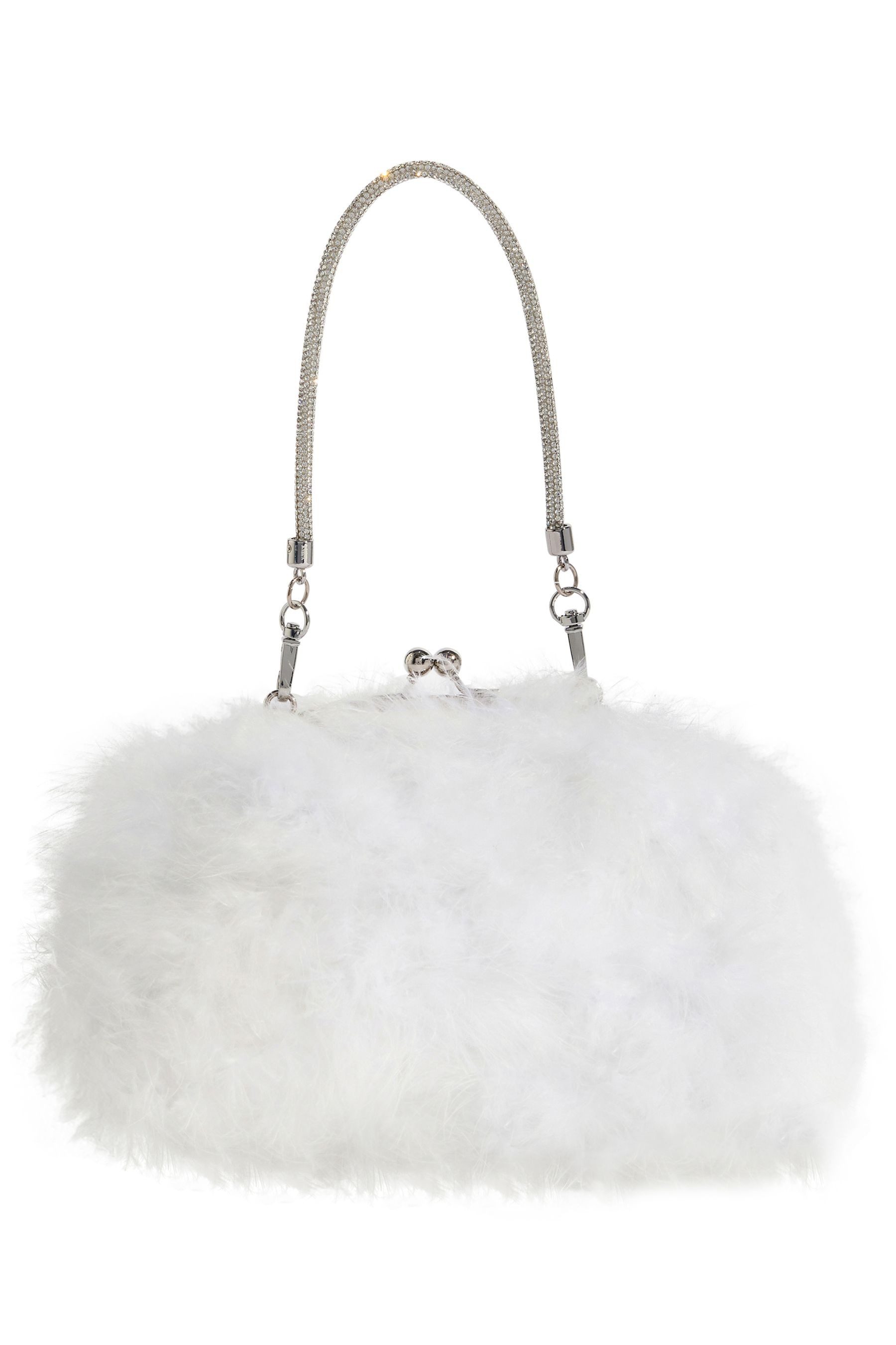 LIPSY Clutch Lipsy Feder-Clutch-Tasche mit Griff (1-tlg)