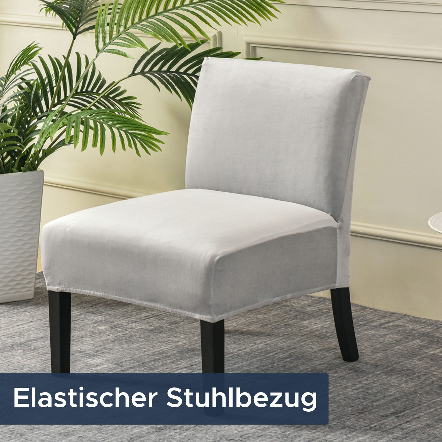 Refttenw Stuhlhusse Stretch Sesselhussen Ohne Armlehnen günstig online kaufen