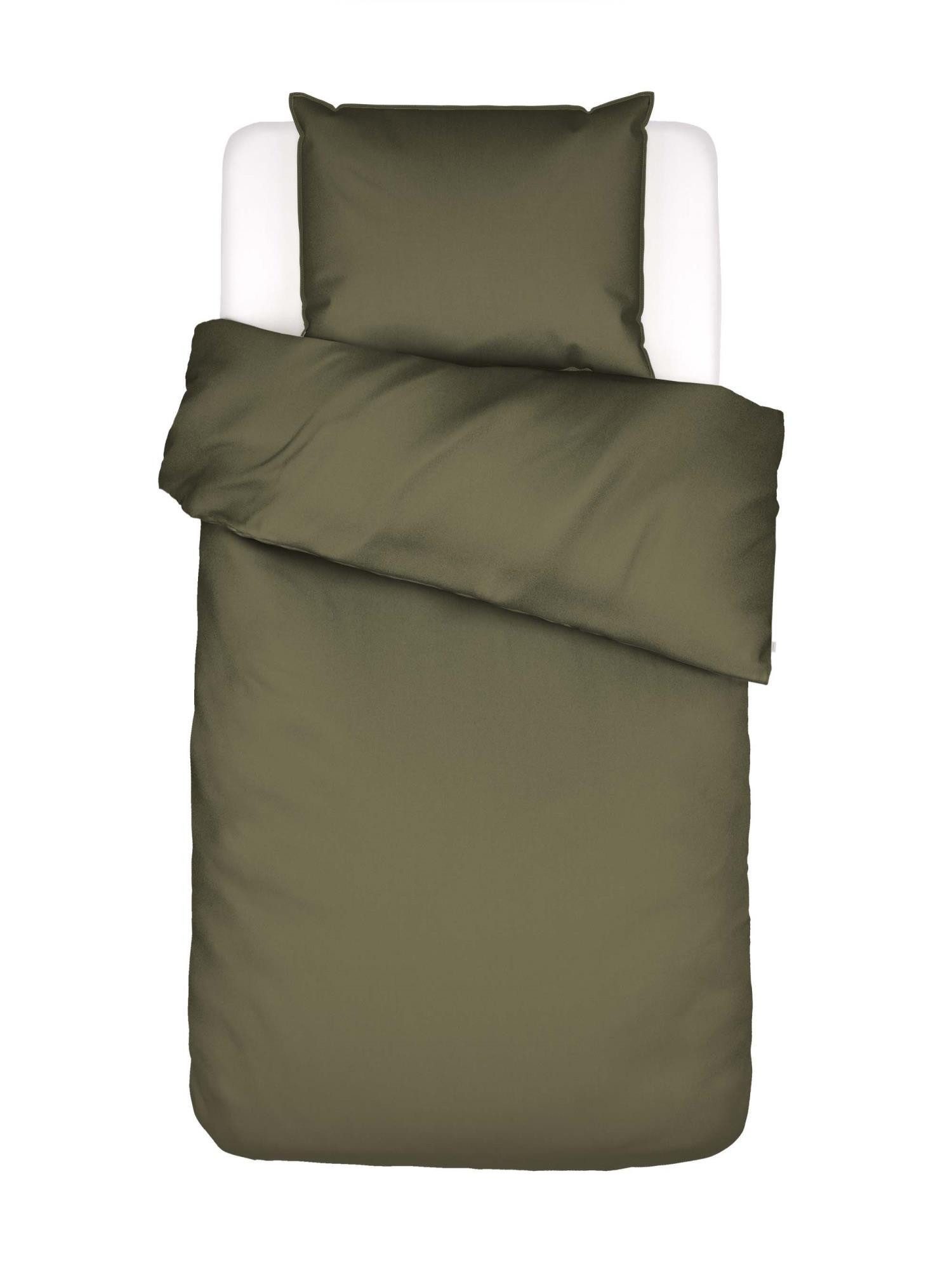 Essenza Bettwäsche Minte, Satin, 2 teilig, unifarben