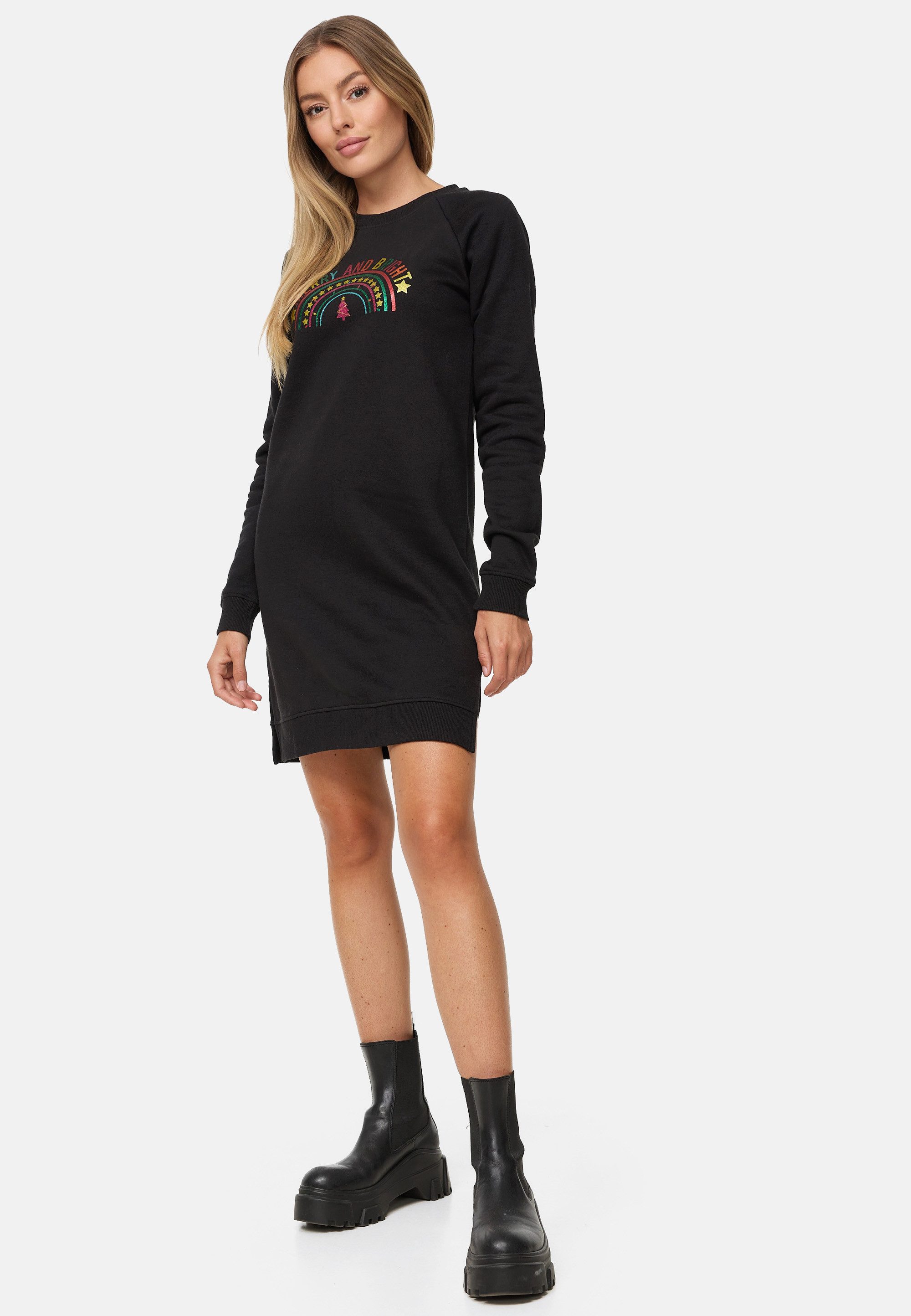 Threadbare Jerseykleid THB Feels Xmas Sweater Dress (1-tlg) im tollen Weihnachts-Design