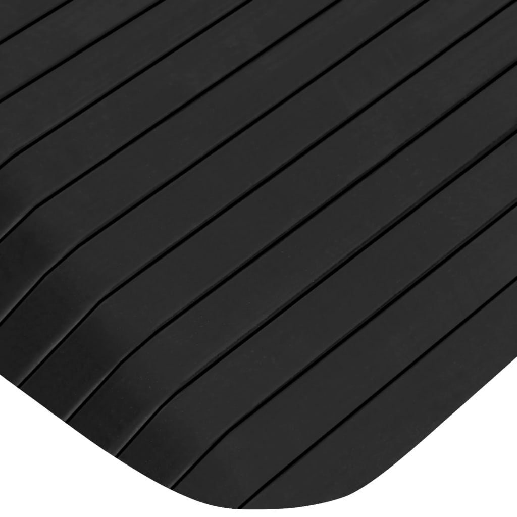 vidaXL Parkschwelle 2 Stück Schwellenrampen 2 Stk 110x32x3,8 cm Gummi