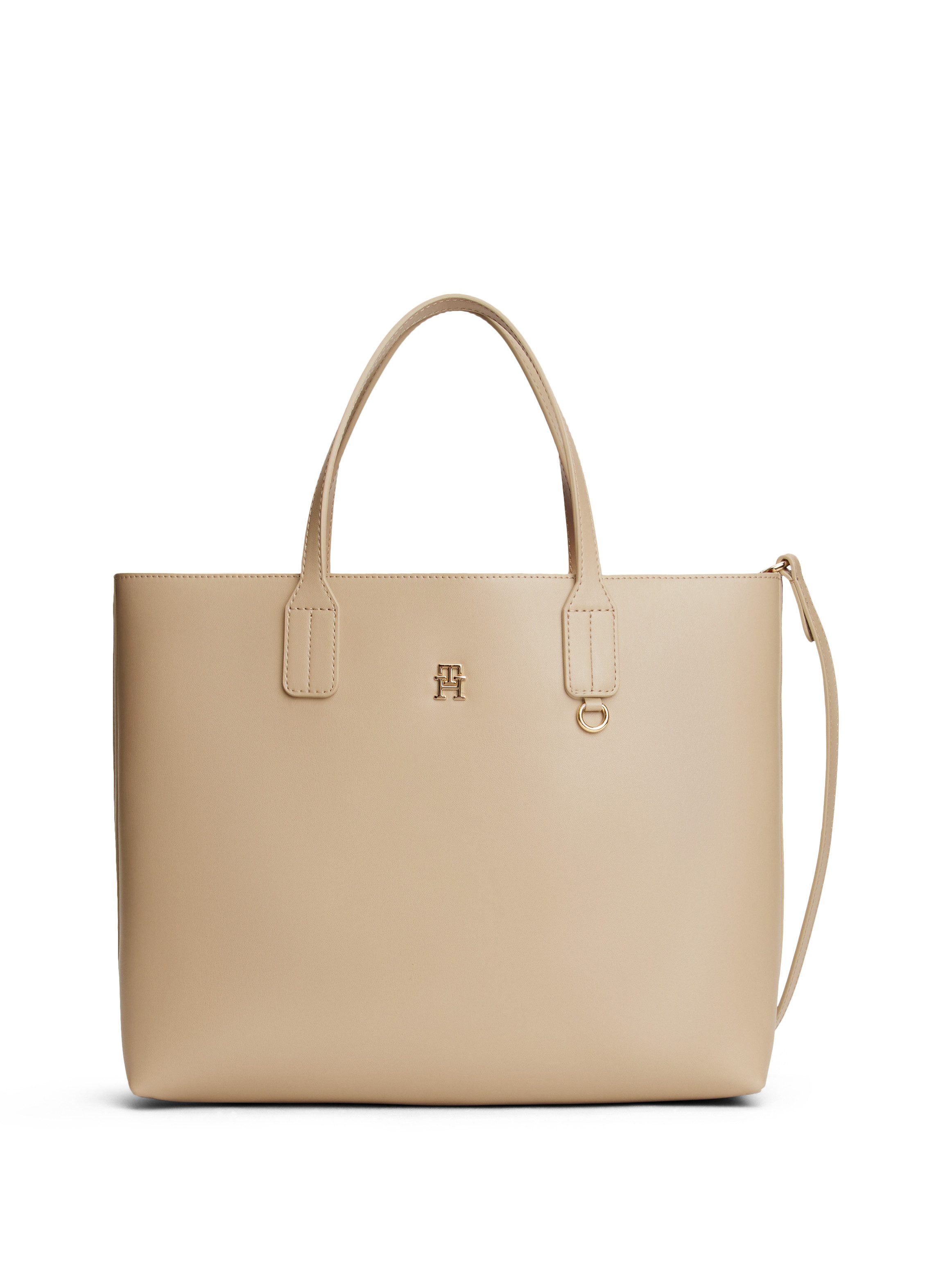 Tommy Hilfiger Satchel TH ICON SATCHEL (2-tlg., Außentasche mit Reißverschluss), Damen Umhängetasche, Tragetasche mit Innentasche