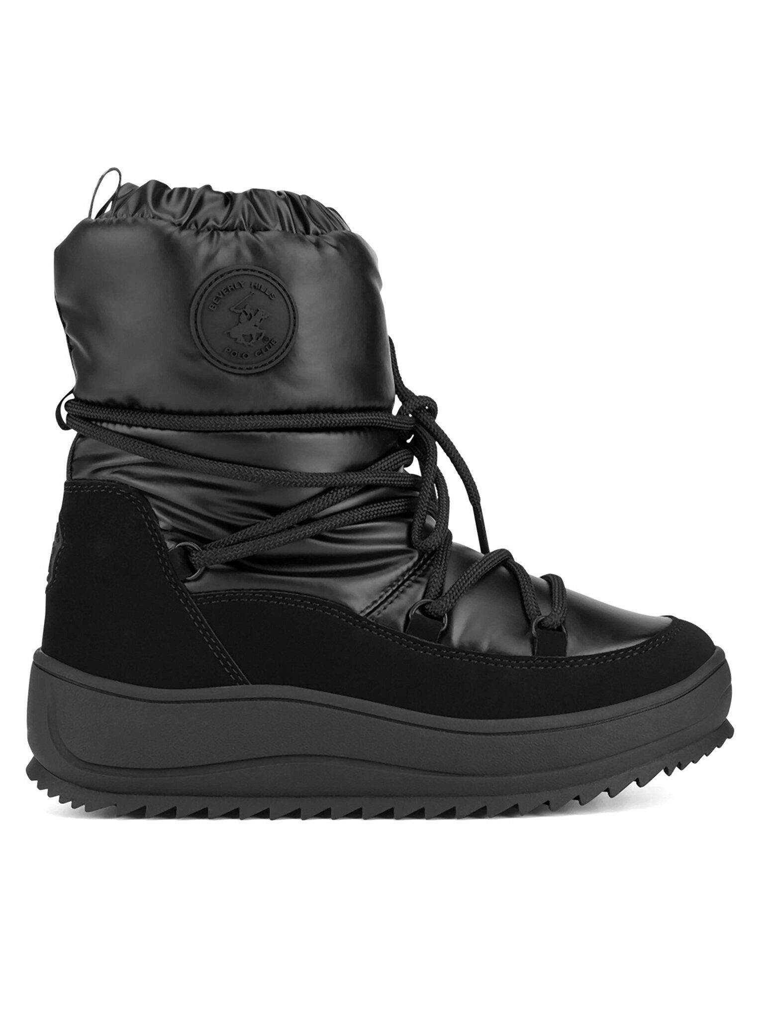 Beverly Hills Polo Club Damen-Schneestiefel Schwarz V12-794 Winterstiefel