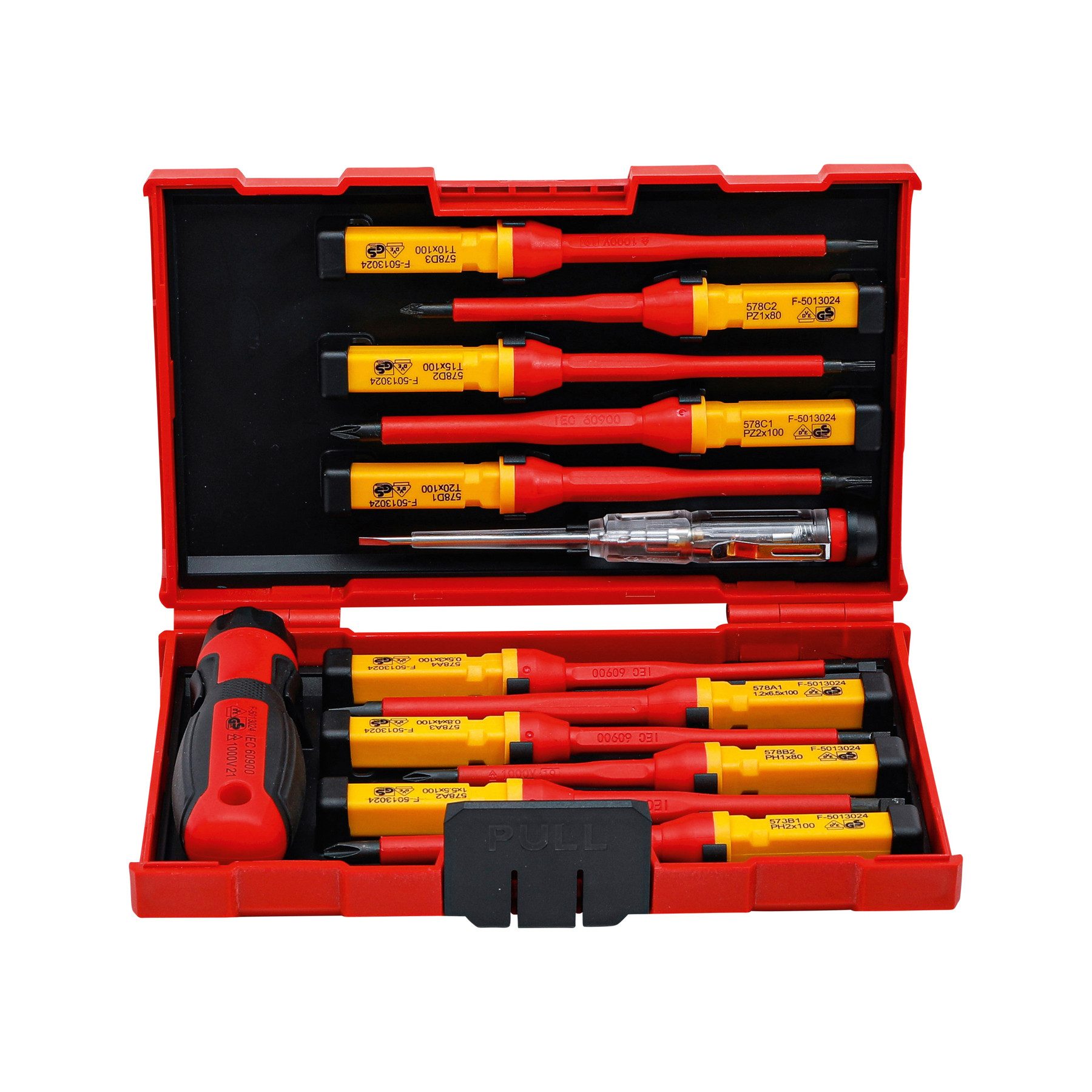 BGS technic Bit-Schraubendreher BGS TECHNIC VDE-Schraubendreher-Satz, 35814, mit Wechselklingen