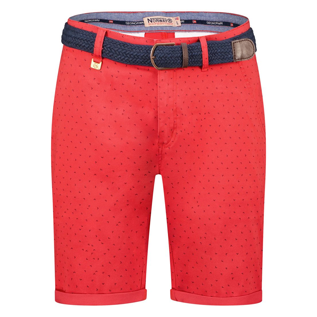 Geographical Norway Chinos Chino Shorts kurze Hose Bermuda Knielang Stoff b günstig online kaufen