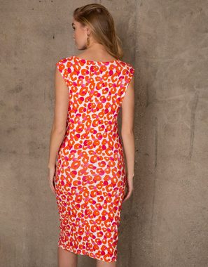 Passioni Druckkleid Kleid mit abstraktem Muster Jerseykleid mit Druck