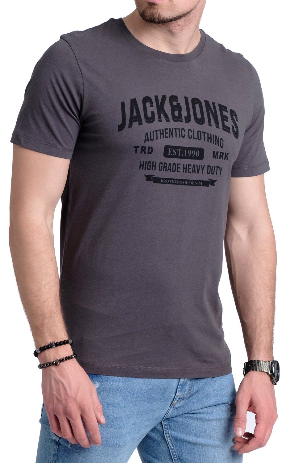 1 mit Jack & OPT Aufdruck Print-Shirt Jones aus Baumwolle T-Shirt