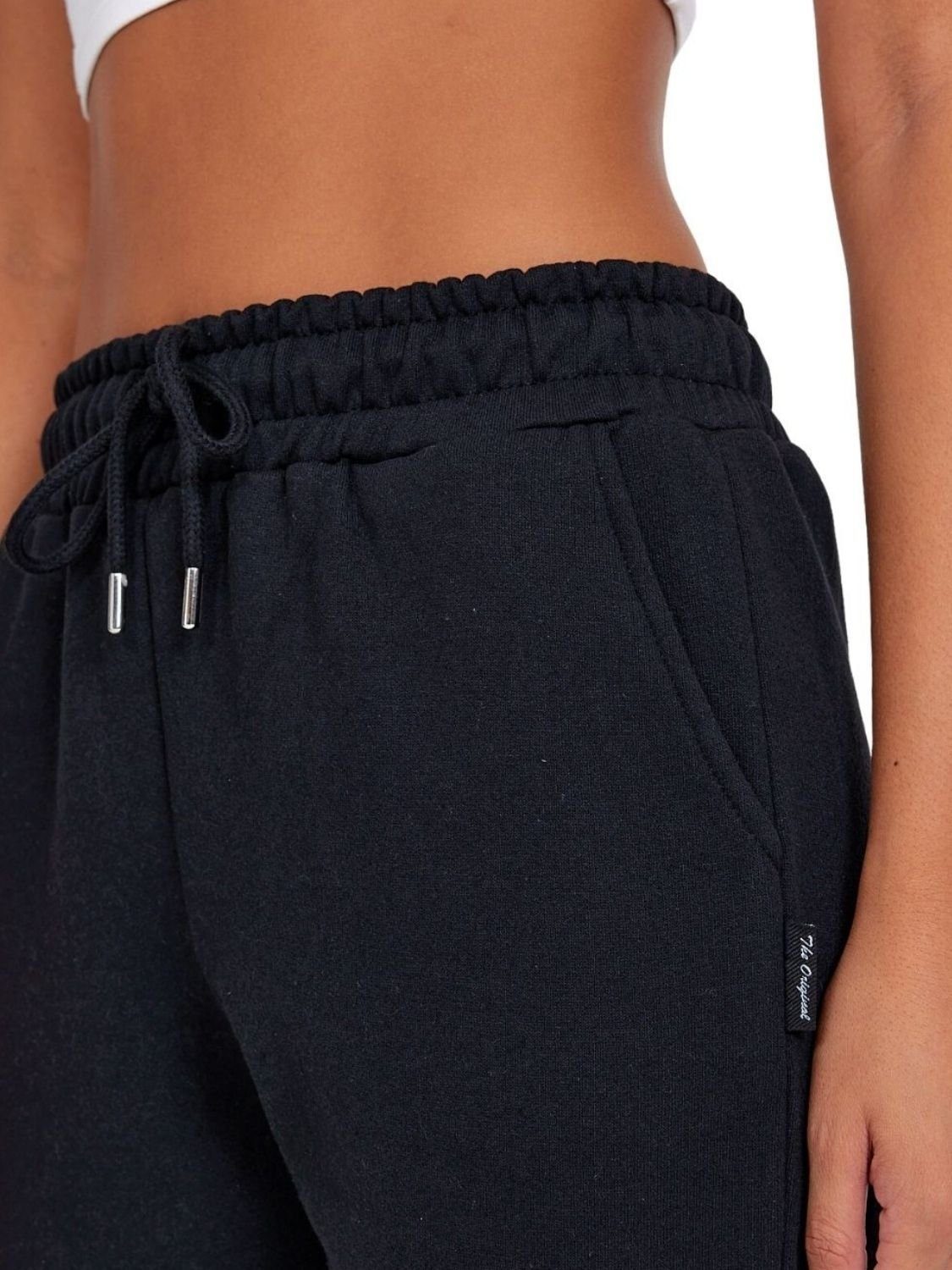 COMEOR Jogginghose Damen -Baumwolle mit Schwarz Trainingshosen, Passform Sporthose, Regular (1-tlg) Freizeithosen, Sweatpants