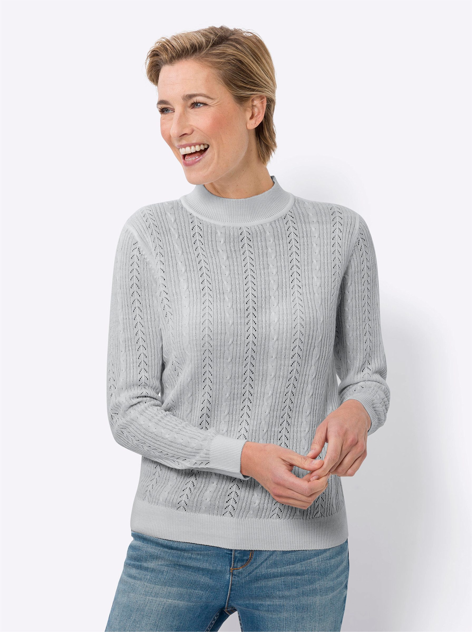 Classic Basics Stehkragenpullover "Stehkragen-Pullover" günstig online kaufen