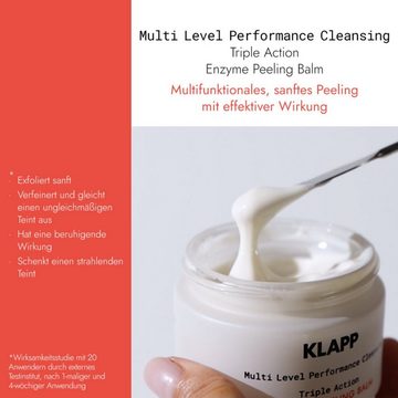 Klapp Cosmetics Gesichtspeeling Multi Level Performance Cleansing Enzyme Peeling Balm