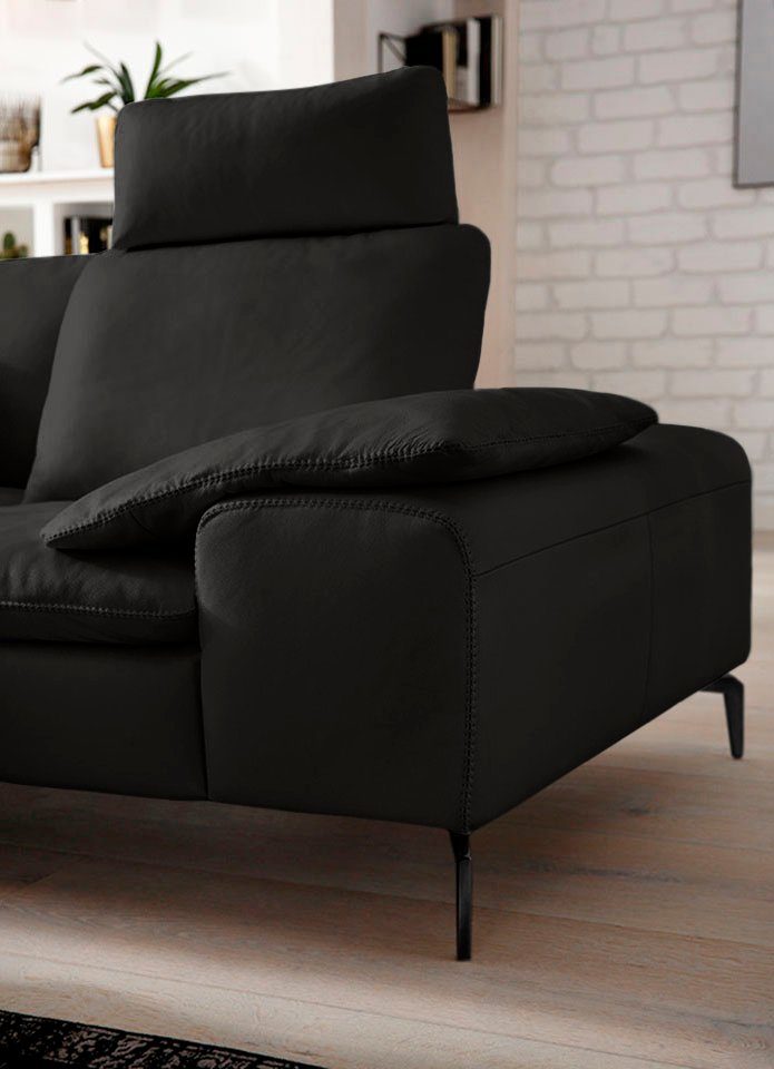 W.SCHILLIG Ecksofa valentinoo, Designsofa, elegant und bequem, L-Form, Set, mit Sitztiefenverstellung, Breite 318 cm