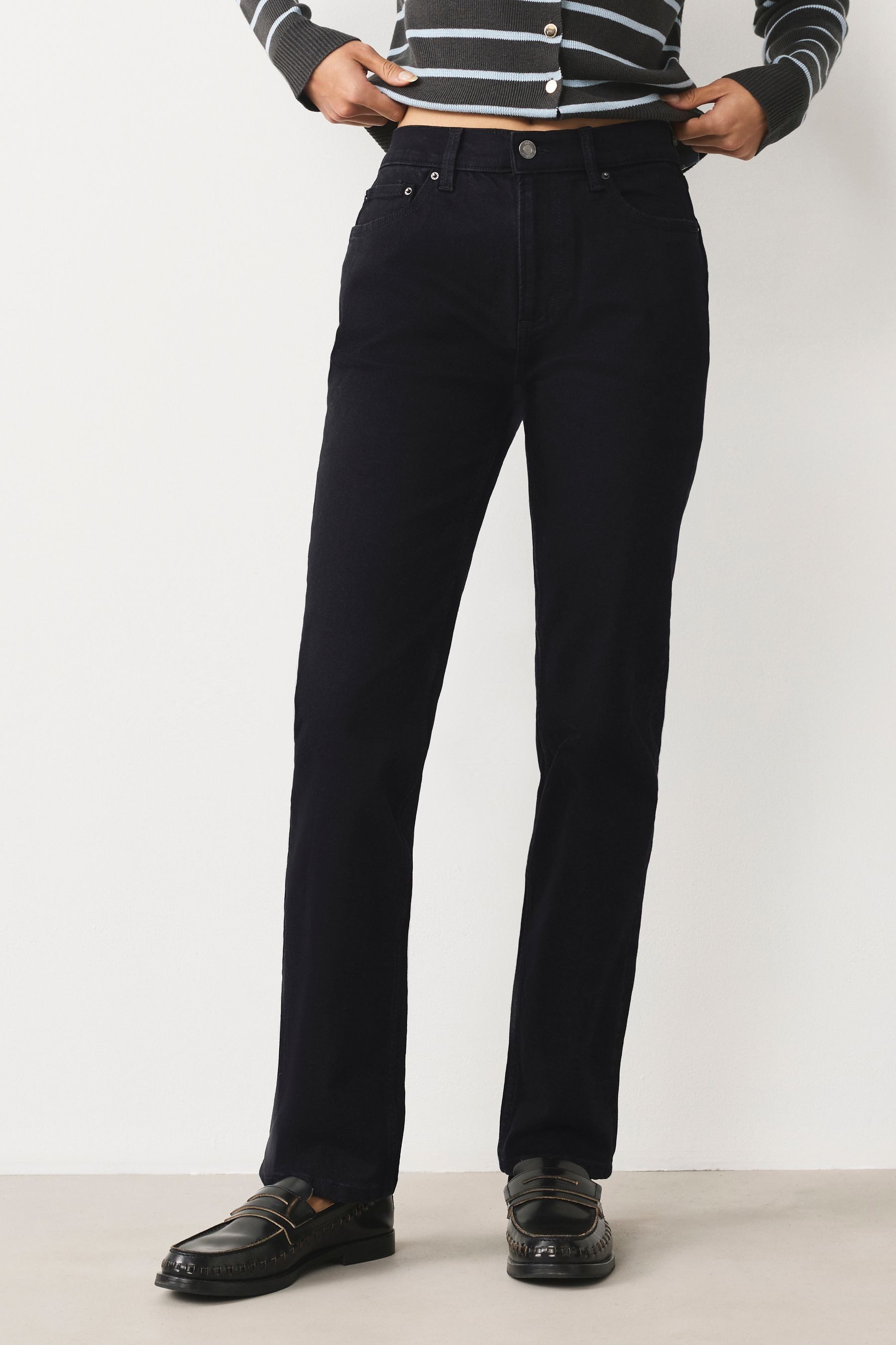 Next Slim-fit-Jeans Slim Fit Stretch-Jeans, Kurzgröße (1-tlg)