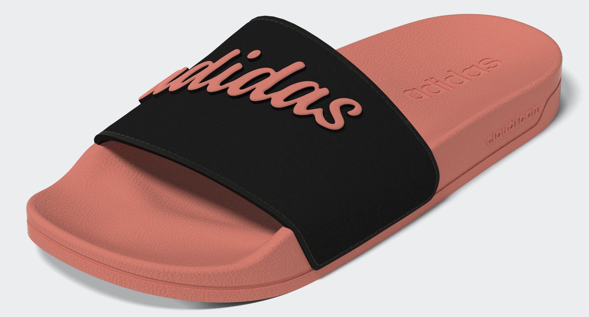 adidas Sportswear SHOWER / Coral Fusion Black Semi ADILETTE / Coral Fusion Semi Core Badesandale