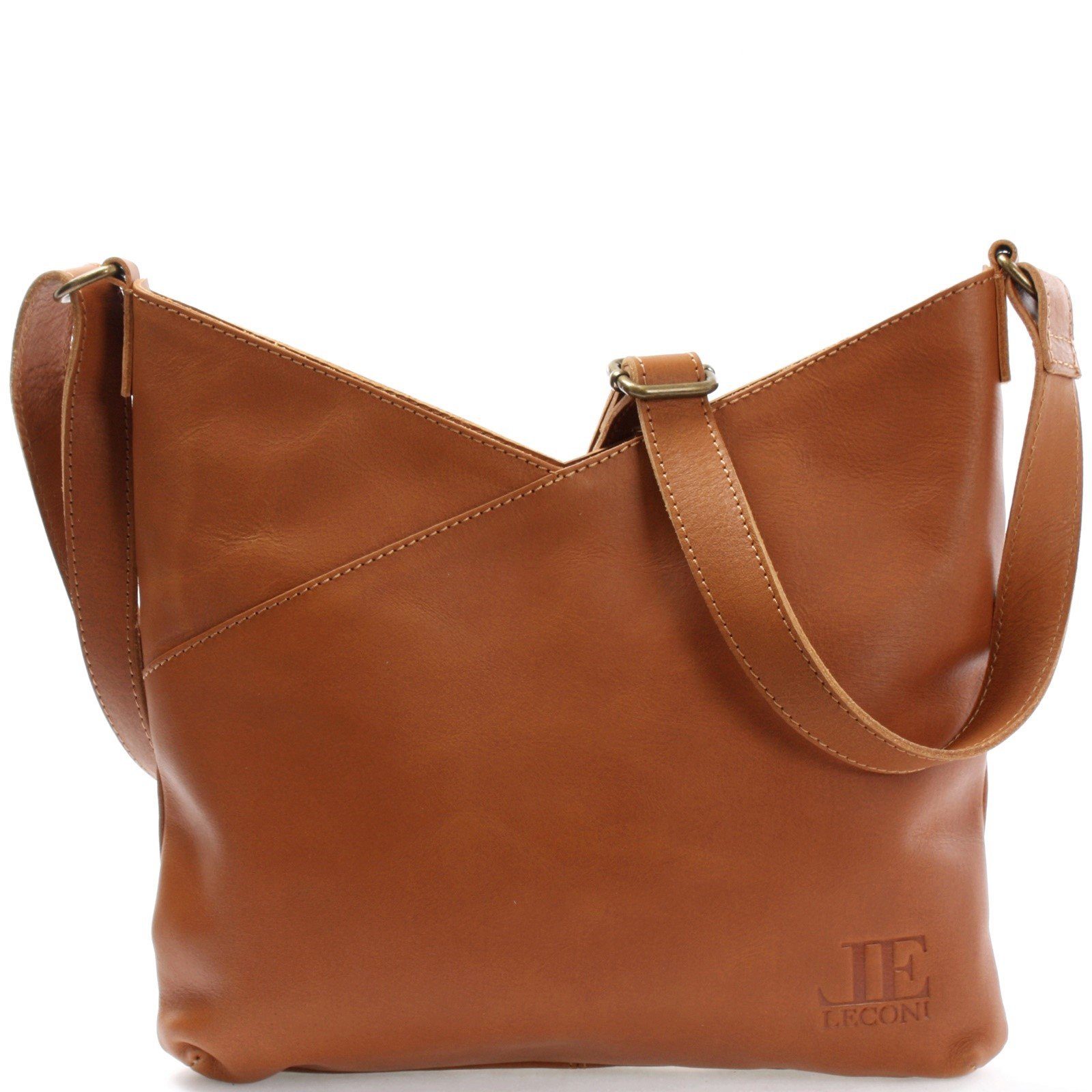 LECONI Umhängetasche Handtasche Ledertasche Damen Schultertasche Shopper Le günstig online kaufen