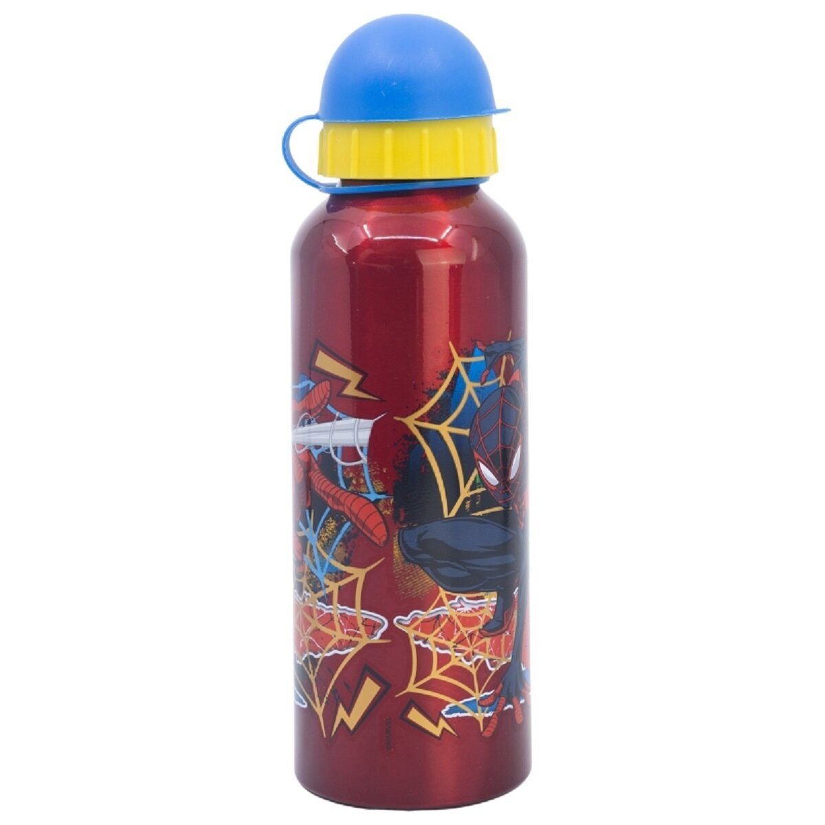 Spiderman Trinkflasche Spiderman Trinkflasche Aluminium, 530ml, mit Sicherheitsverschluss