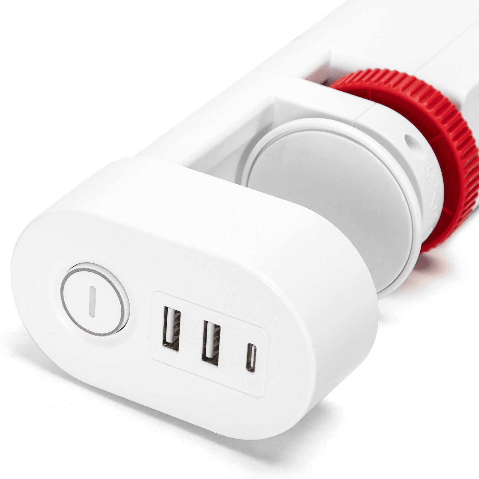Aigostar Tischsteckdose 3-Fach mit Schalter Steckerleiste mit 3 USB,1.4M Kabel Steckdosenleiste (Kabellänge 1.4 m) – Bild 5 von 5