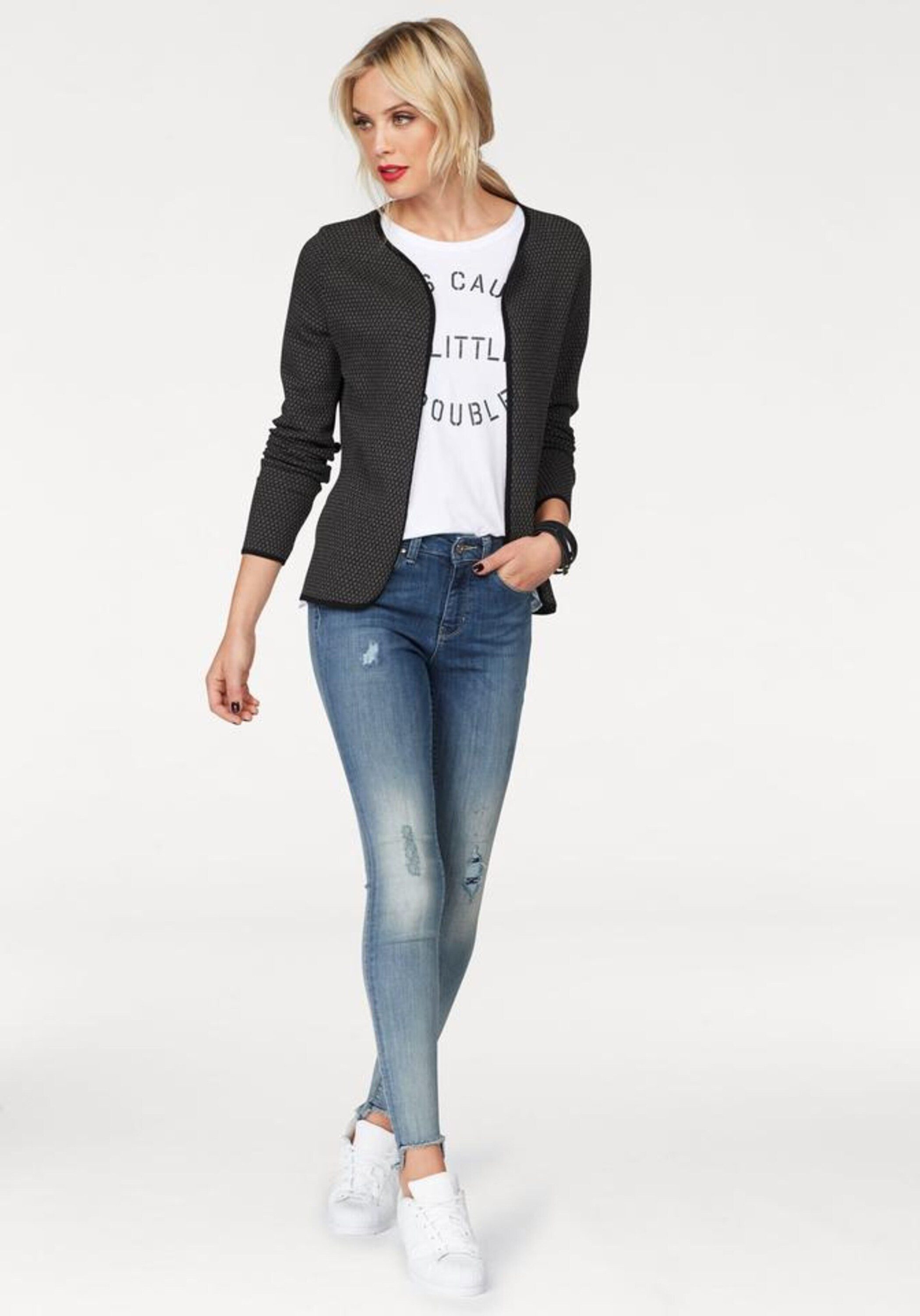 ONLY Strickjacke Diamond (1-tlg) Plain/ohne Details