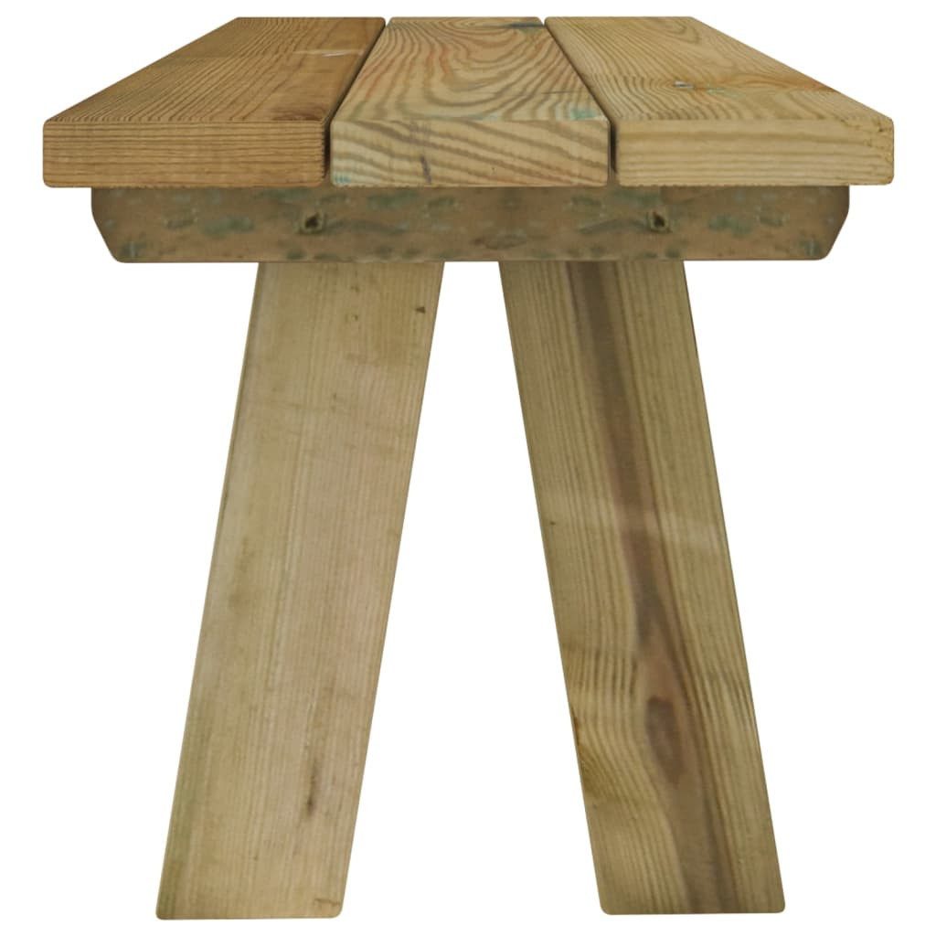 furnicato Gartenbank aus massivem Kiefernholz grün imprägniert 110x38x45 cm, Widerstandsfähige Sitzbank, korrosionsgeschützt für die Terrasse