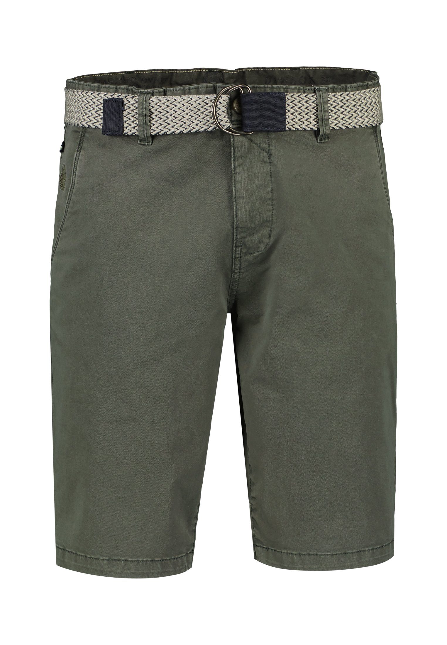 Chino Bermuda Twill-Stretchqualität CHILLED in LERROS Chinoshorts LERROS OLIVE