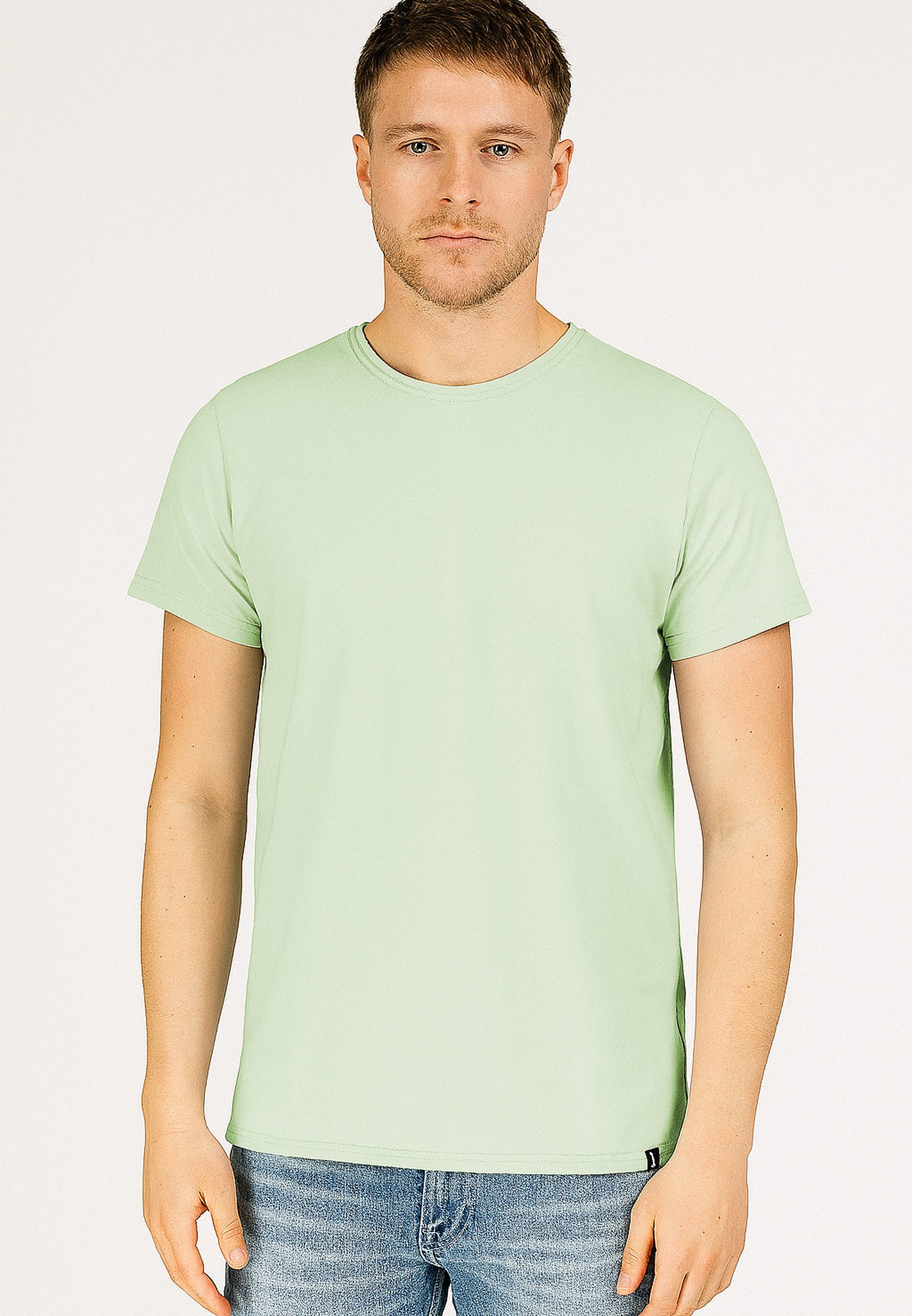 Urban Surface T-Shirt Offene Kanten Design Atmungsaktiv Weich mit Rundhals günstig online kaufen