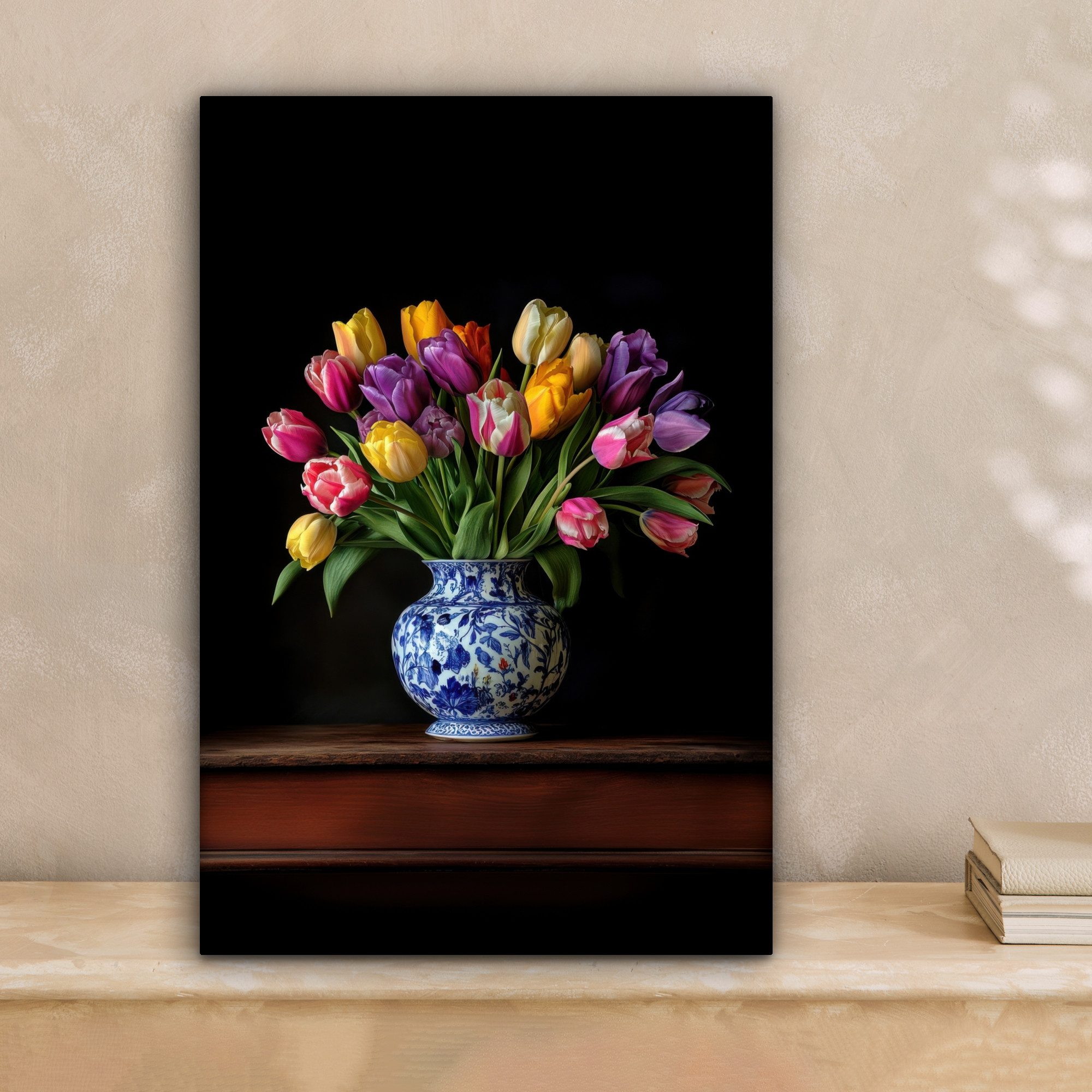 OneMillionCanvasses® Leinwandbild Tulpen - Farben - günstig online kaufen