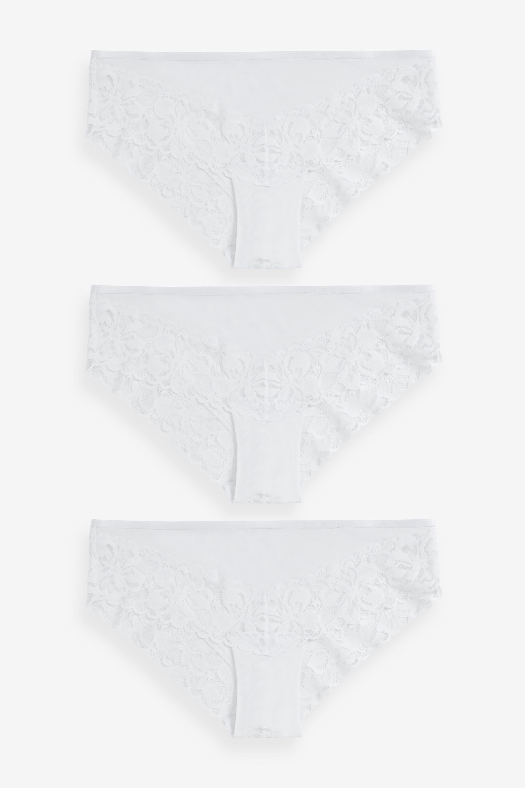 Brasilslip Spitzenslips im 3er-Pack – Rioslips