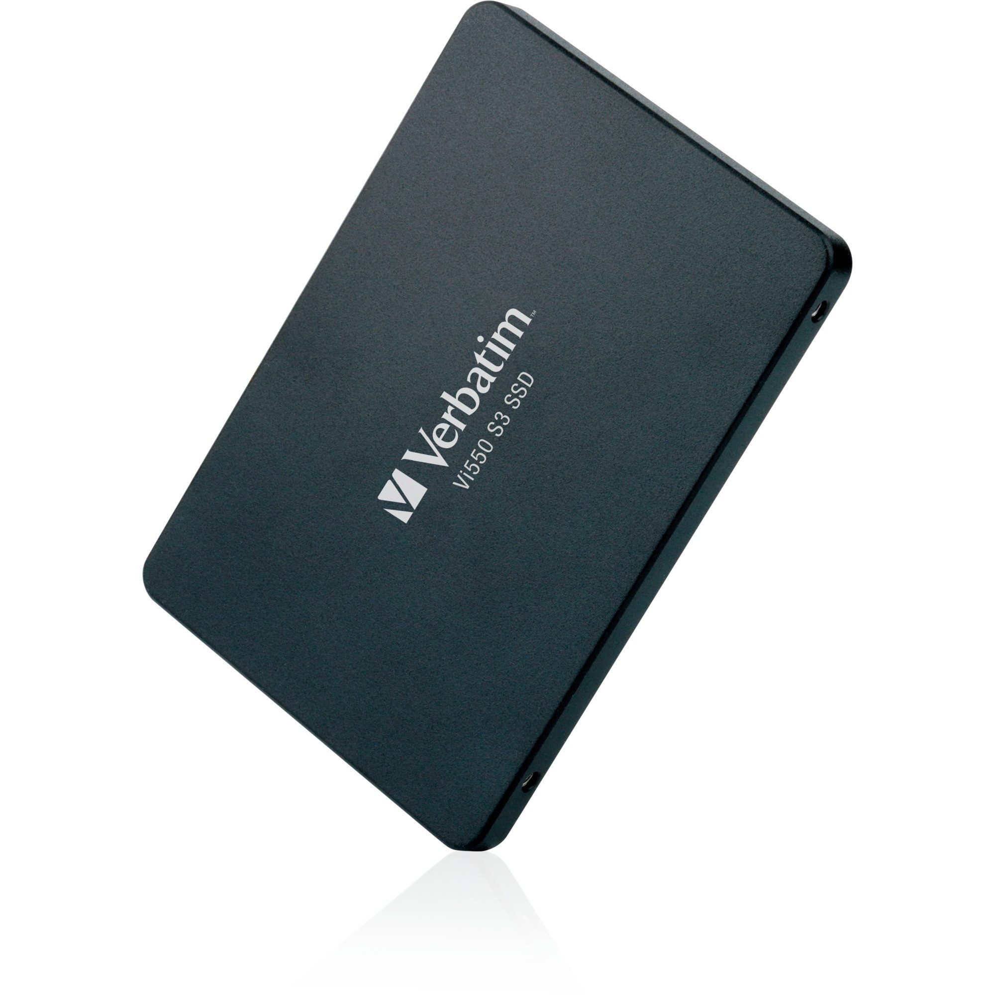 Verbatim Vi550 S3 128GB SATA SSD 2.5 Zoll interne SSD (128 GB) 2,5 Zoll" 520 MB/S Lesegeschwindigkeit, 460 MB/S Schreibgeschwindigkeit, 3D NAND, SMART Support, TRIM Funktion, stoßresistent