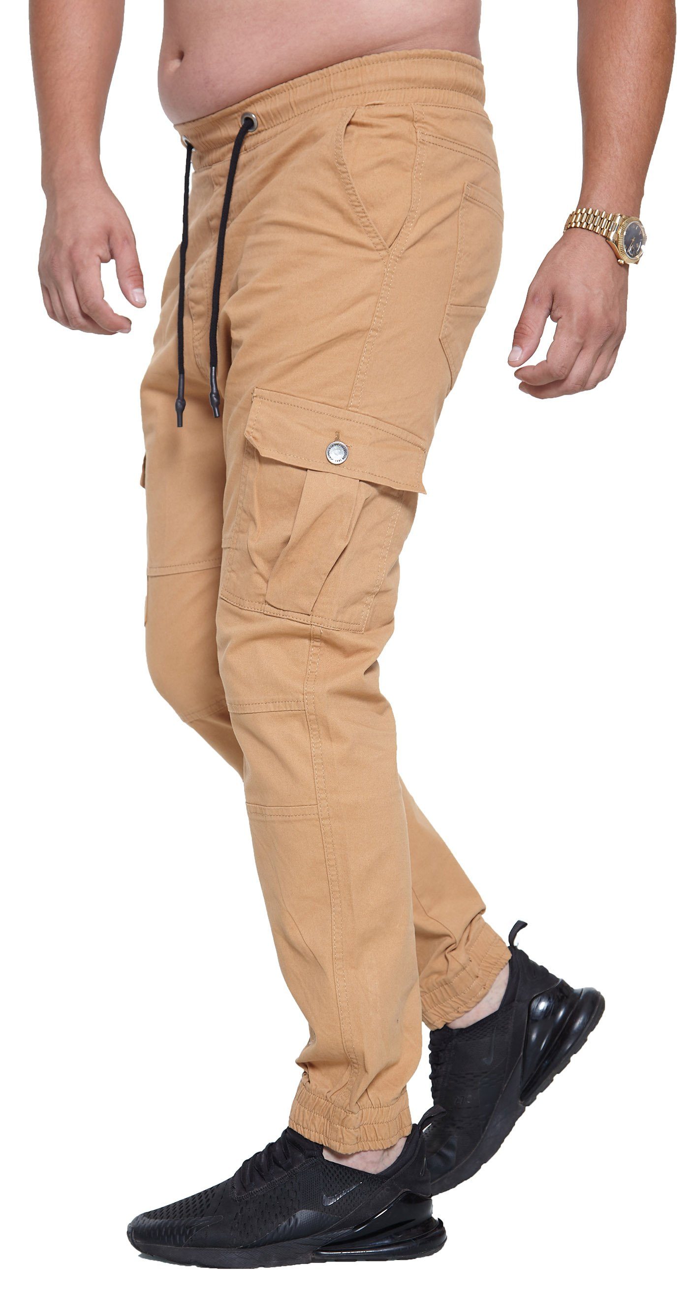 John Kayna Cargojeans Herren Chino Hose Jeans Designer Chinohose Slim (Chino  Cargohose Streetwear, 1-tlg., im modischem Design) Freizeit Business Casual