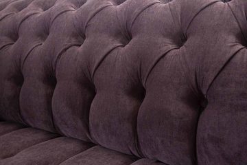 JVmoebel Chesterfield-Sofa, Sofa Dreisitzer Couch Chesterfield Klassisch Design Wohnzimmer