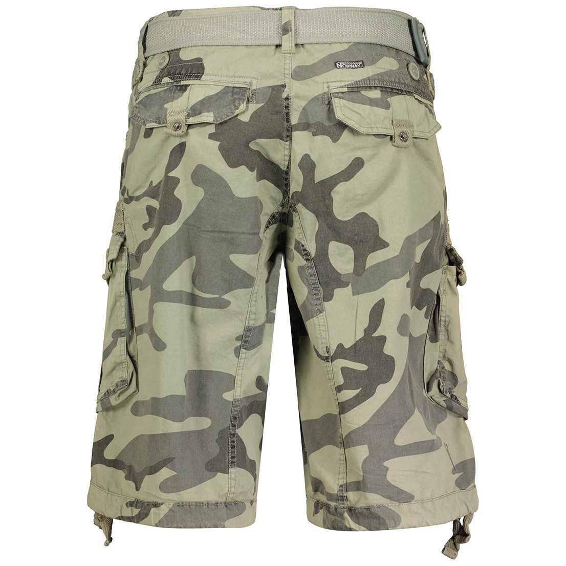 Geographical Norway Cargobermudas Geographical Norway Herren Bermuda 1043 S Light Grau / Camo