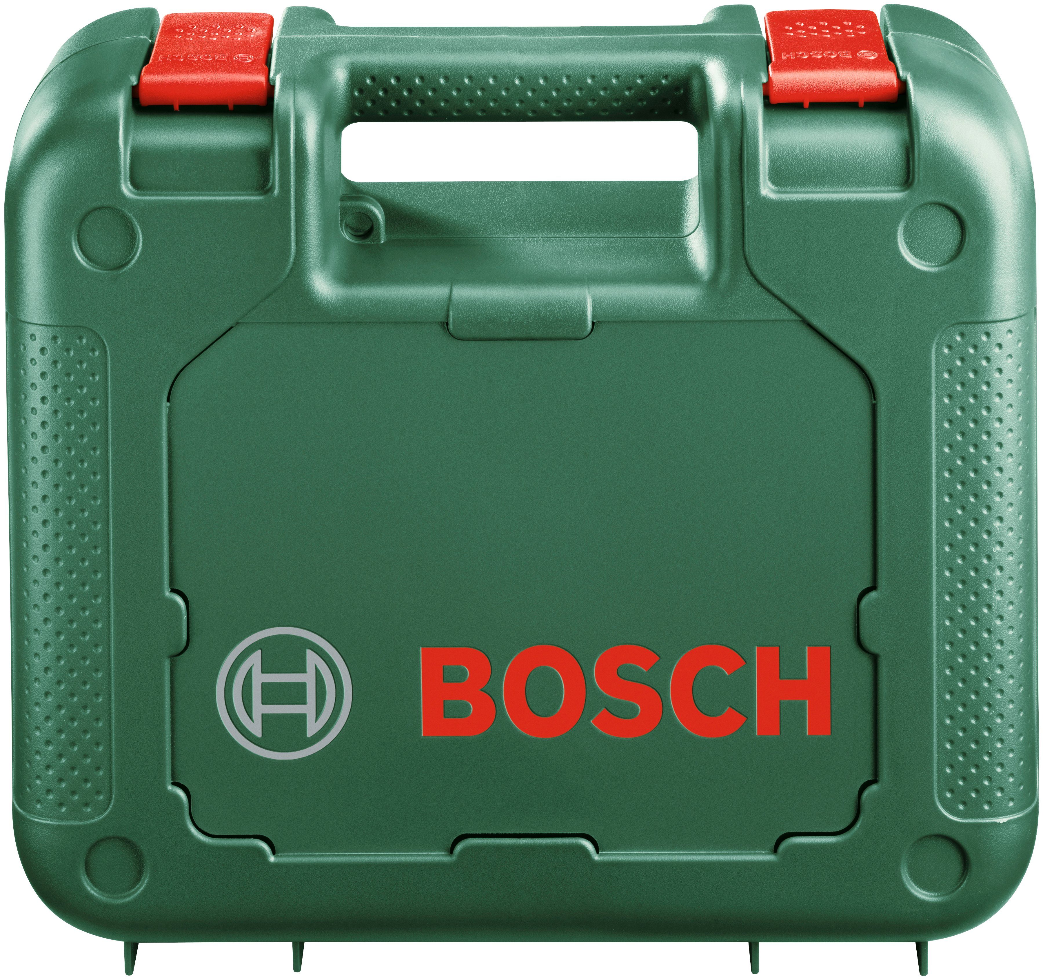Bosch Home & Lader USB PSR 210 Mikro Akku-Bohrschrauber (Set), U/min, integriertem max. mit Bit-Set Select, und Garden