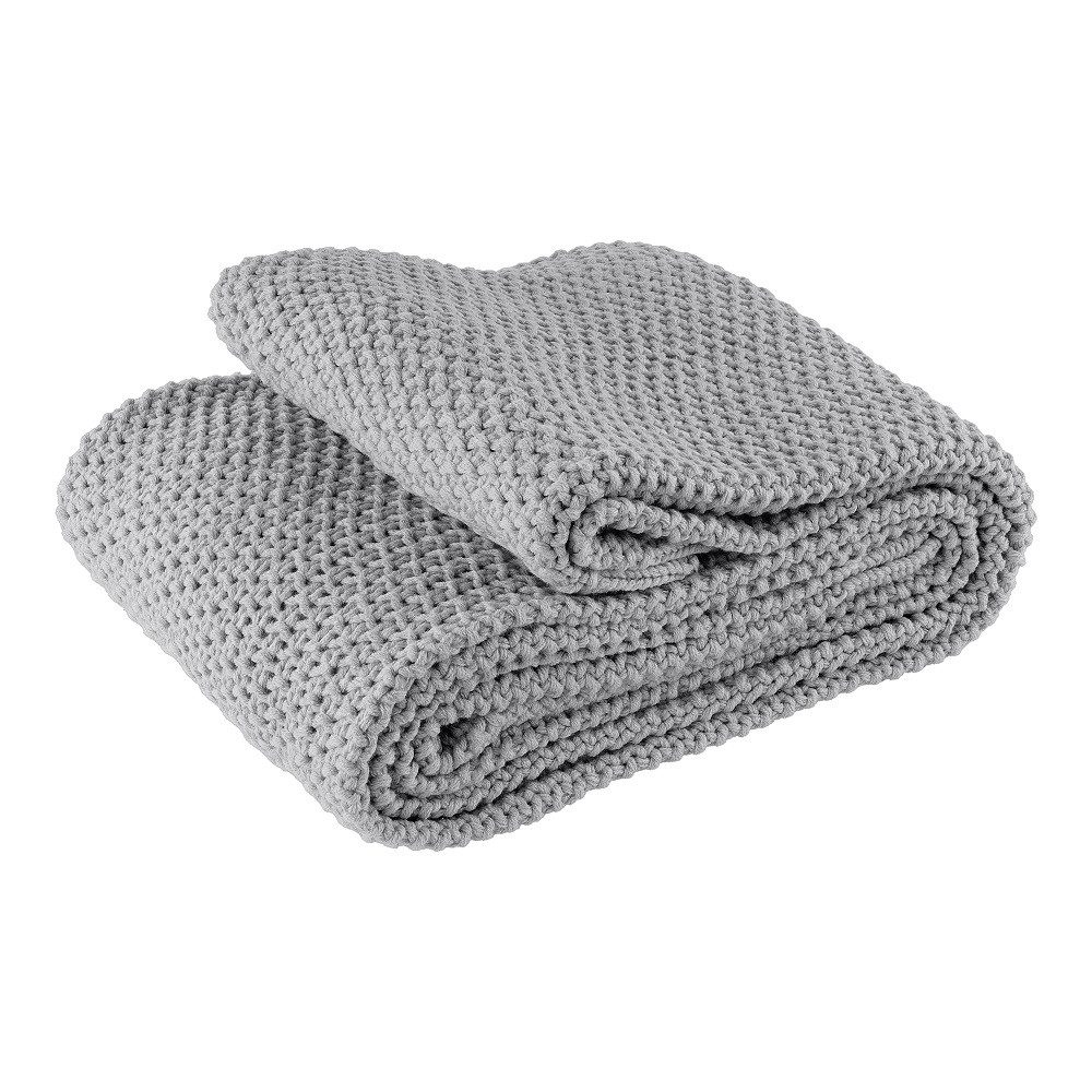Wohndecke Strick, wometo, OEKO-TEX®, Kuscheldecke mit edlem & schlichtem St günstig online kaufen