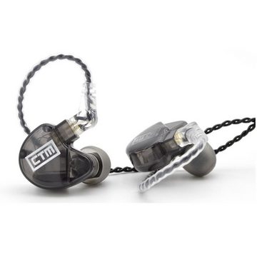 CTM Audio CE320 3-Weg InEar-Monitor Ohrhörer Grau In-Ear-Kopfhörer (Impendanz: 20Ohm, Übertragungsbereich: 20-16000Hz, Hoher Tragekomfort)