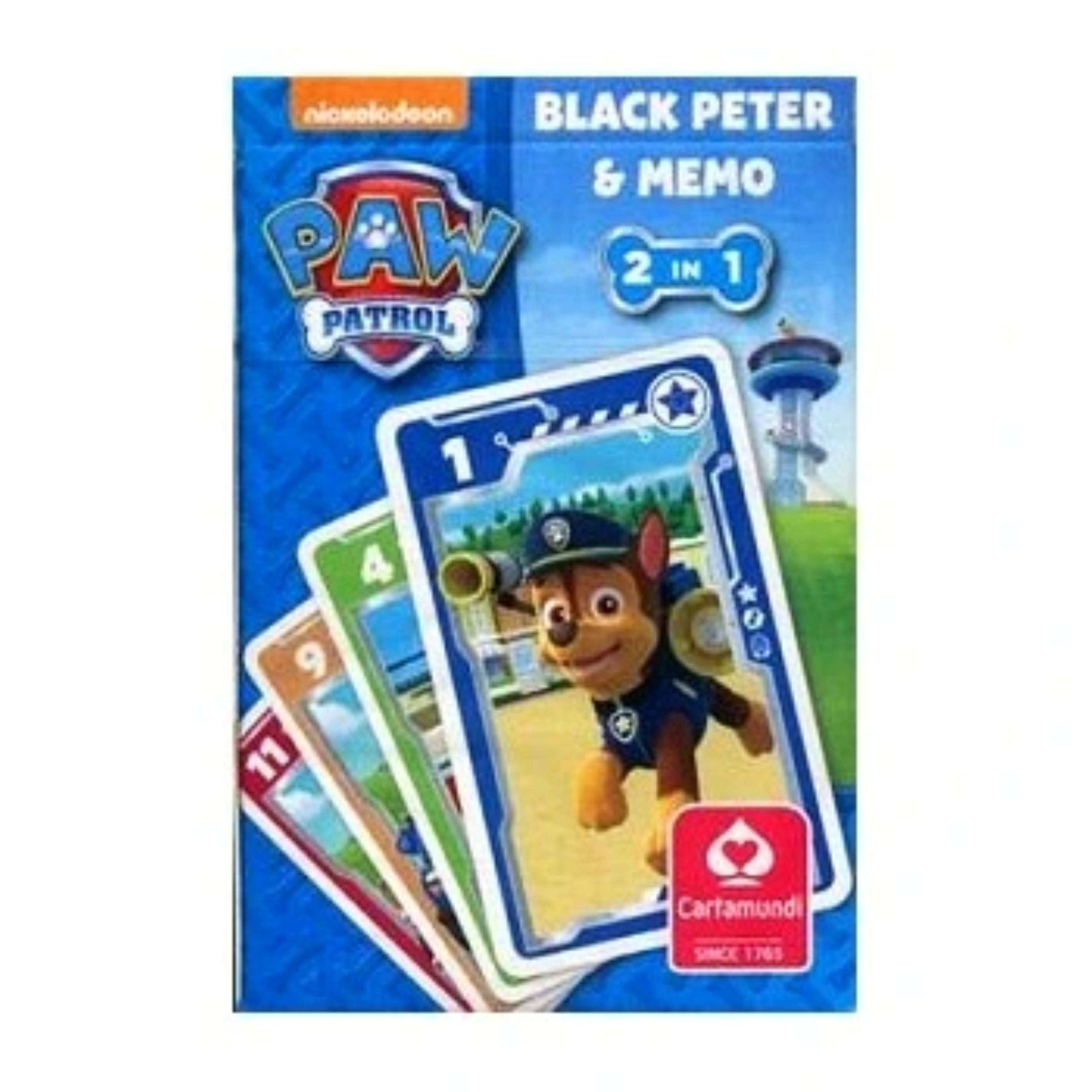 Festivalartikel Graukarte PAW Patrol Kartenspiel 2in1 Schwarzer Peter & Memo ab 3 Jahren